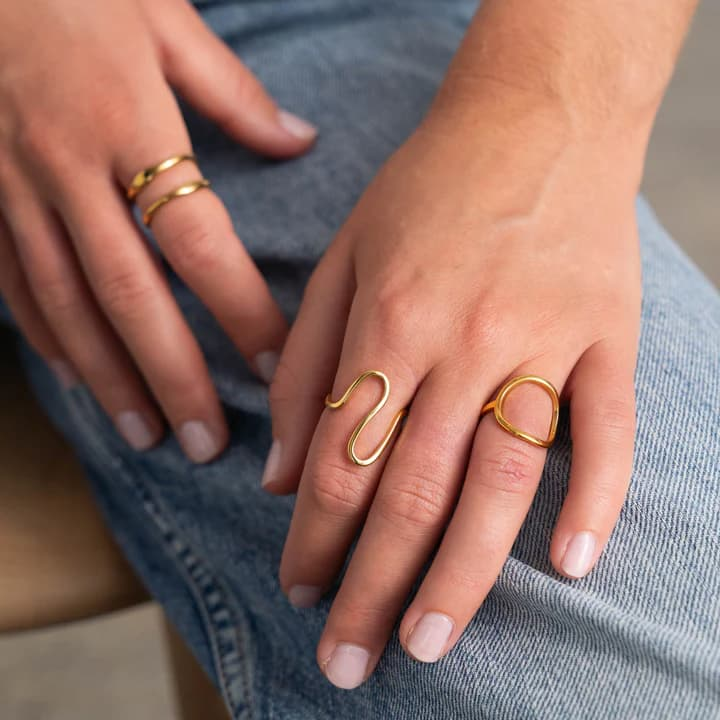 Guld ringe