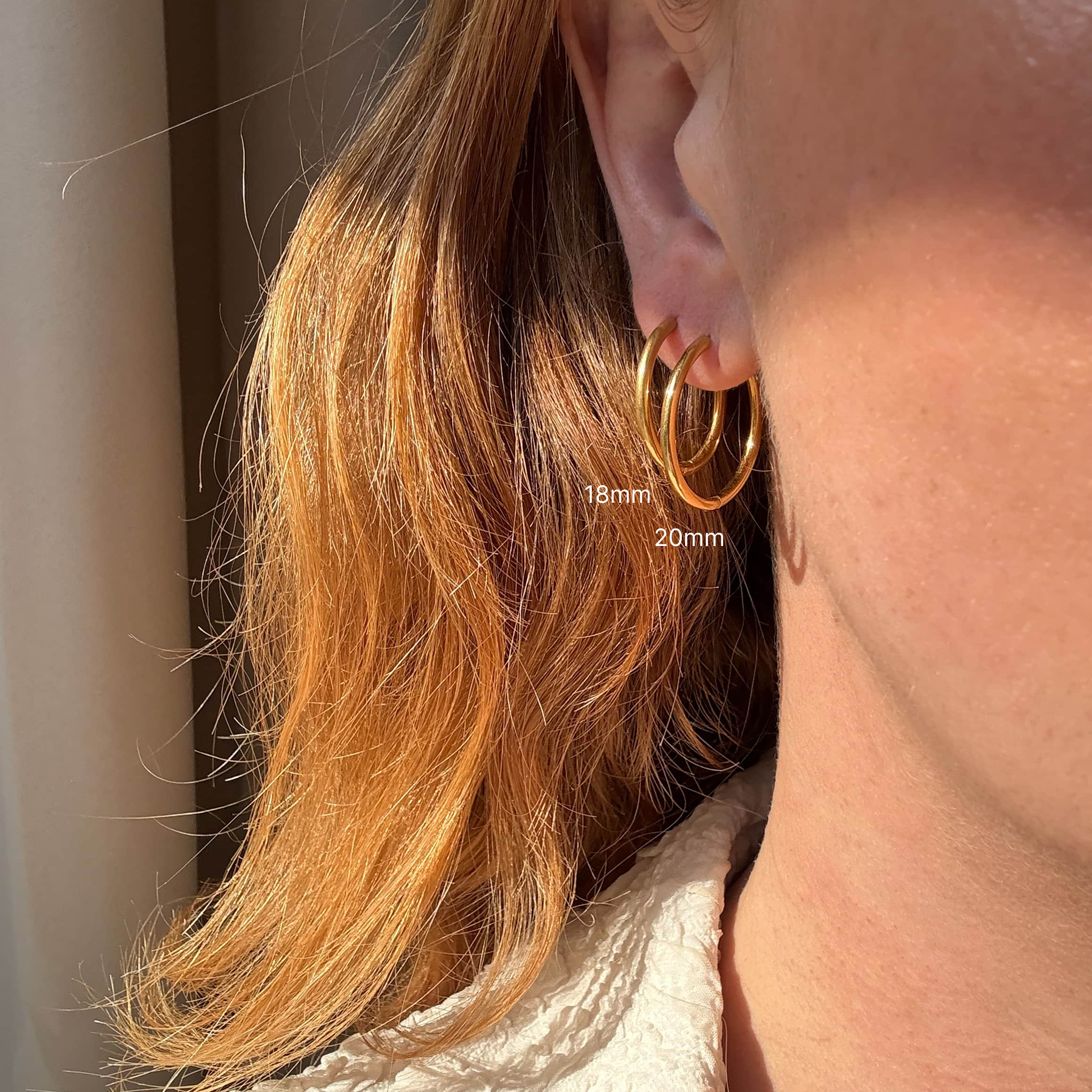 Classic Hoop 20 mm Guldbelagt