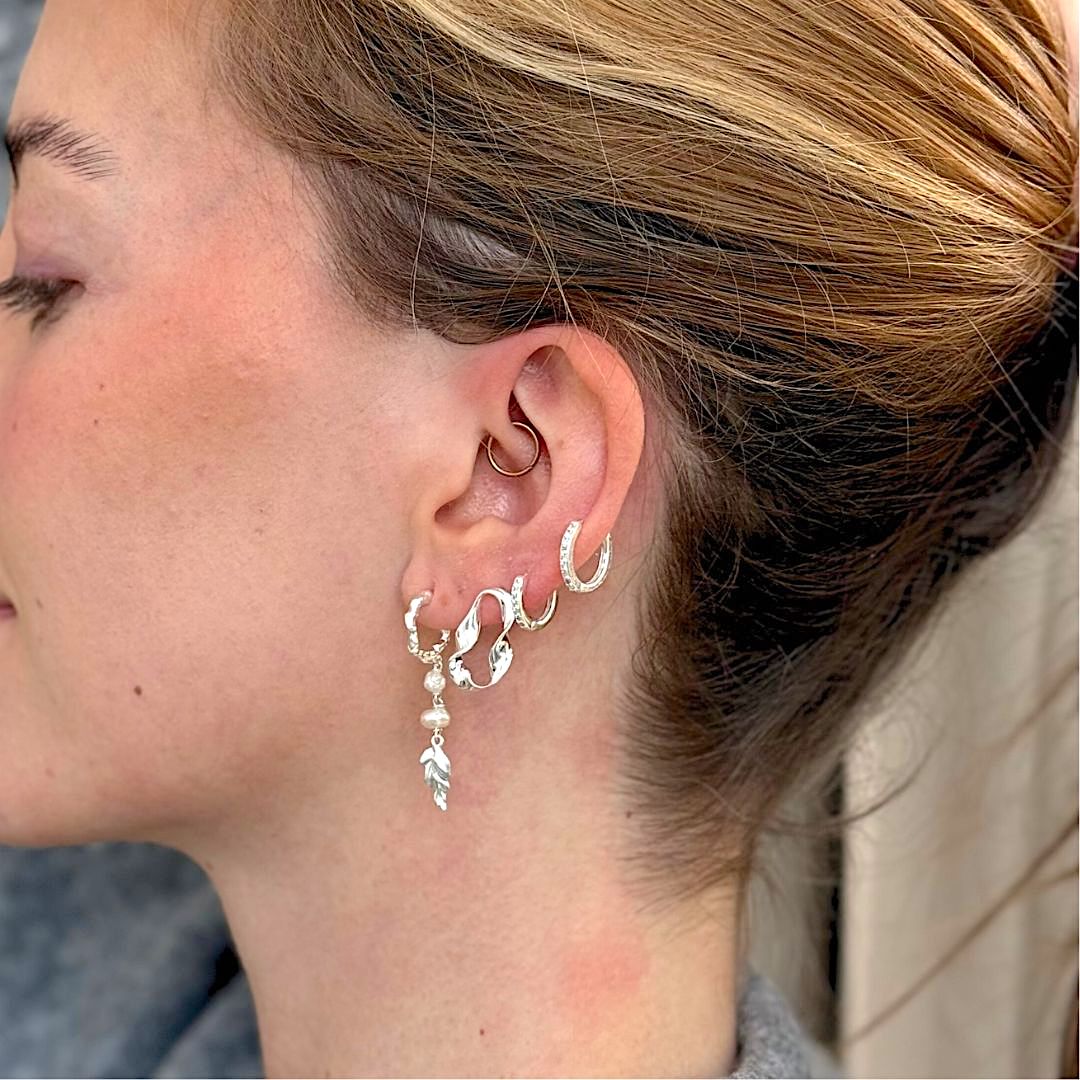 Wave og Sun Sølv Sæt