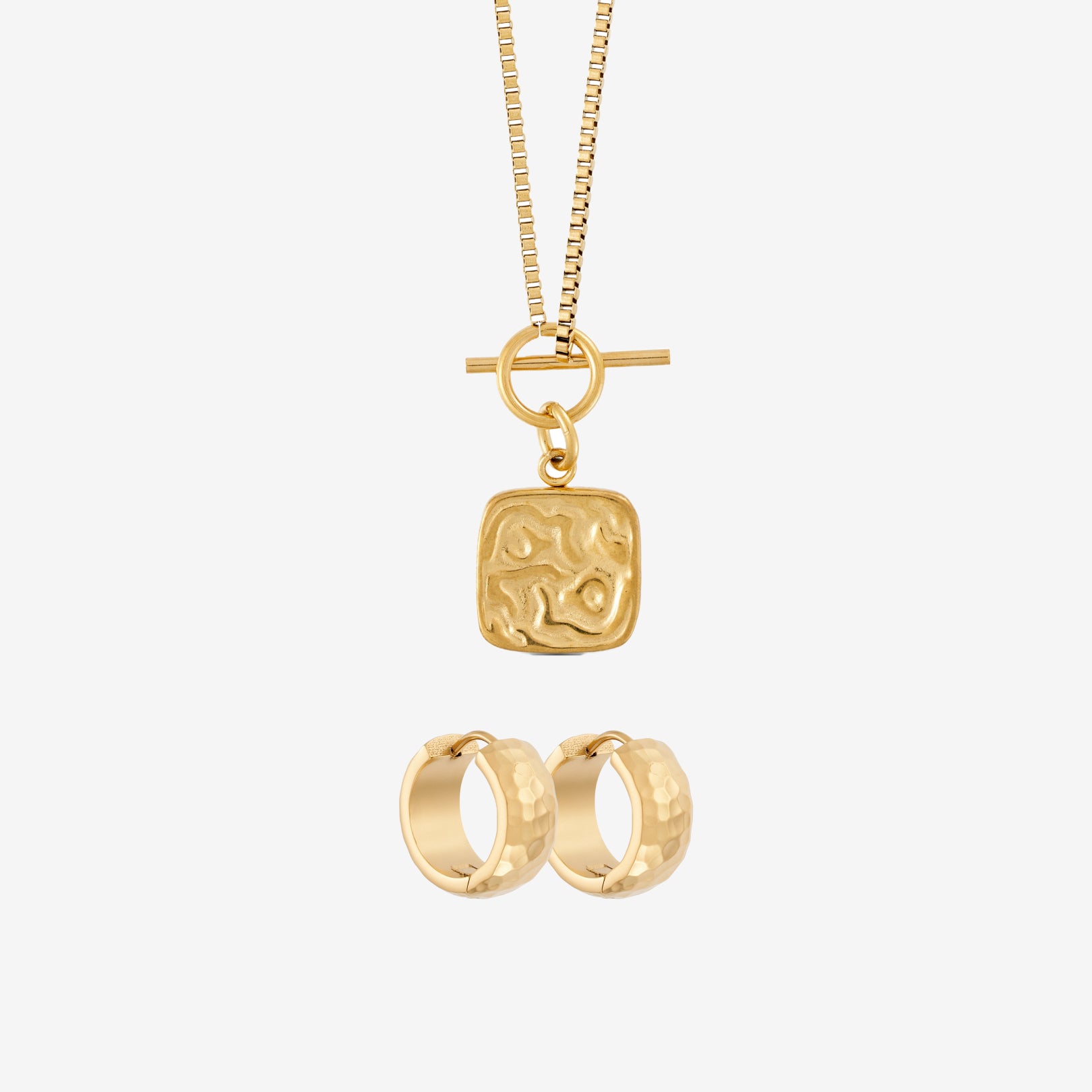Chunky Hoop og Lock Sæt