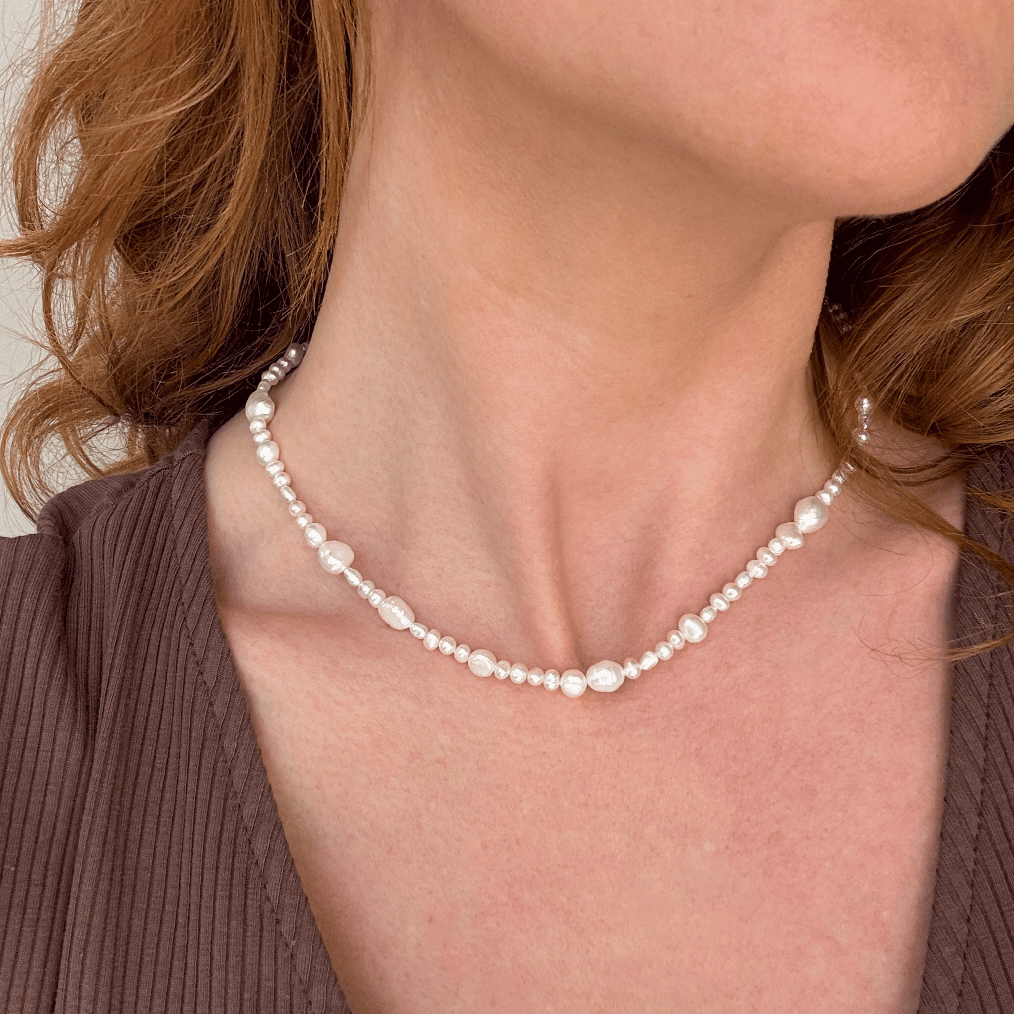 Barok Ferskvandsperlehalskæde