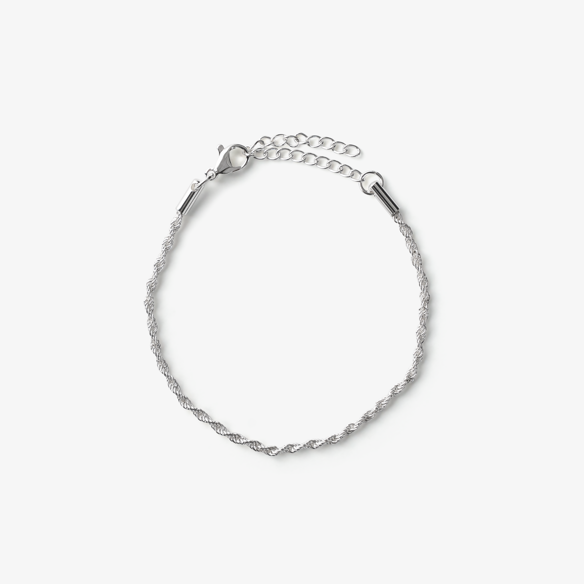 Snoet Rope Armbånd Sølvbelagt