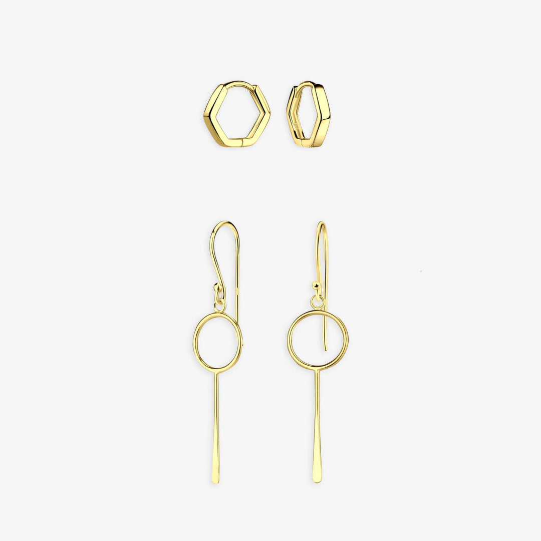 Geometrisk Hexagon Sæt