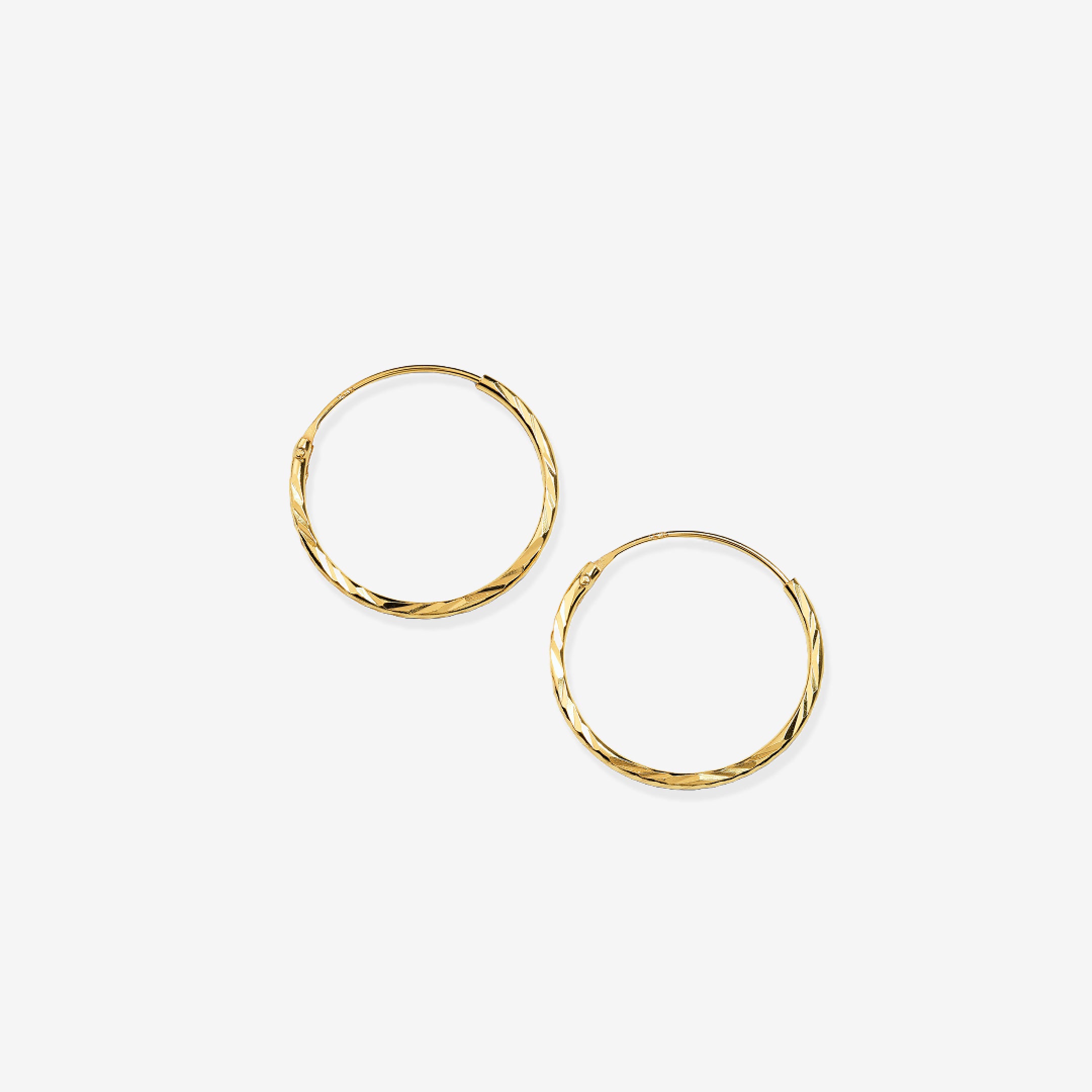 Diamond Riflet Hoops