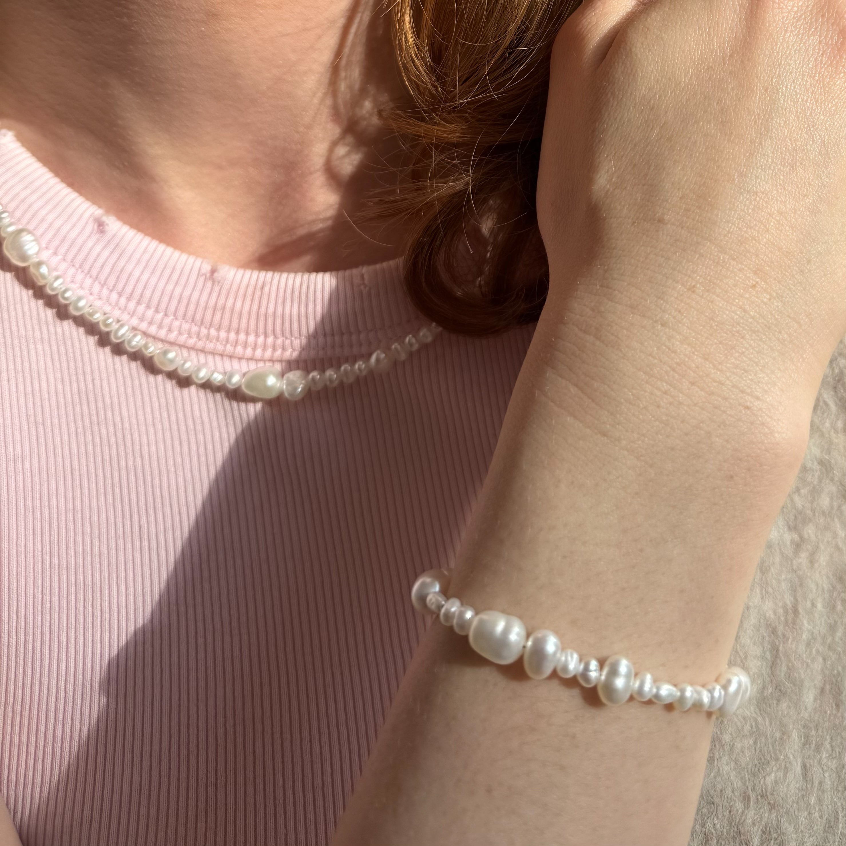 Barok Ferskvandsperlehalskæde