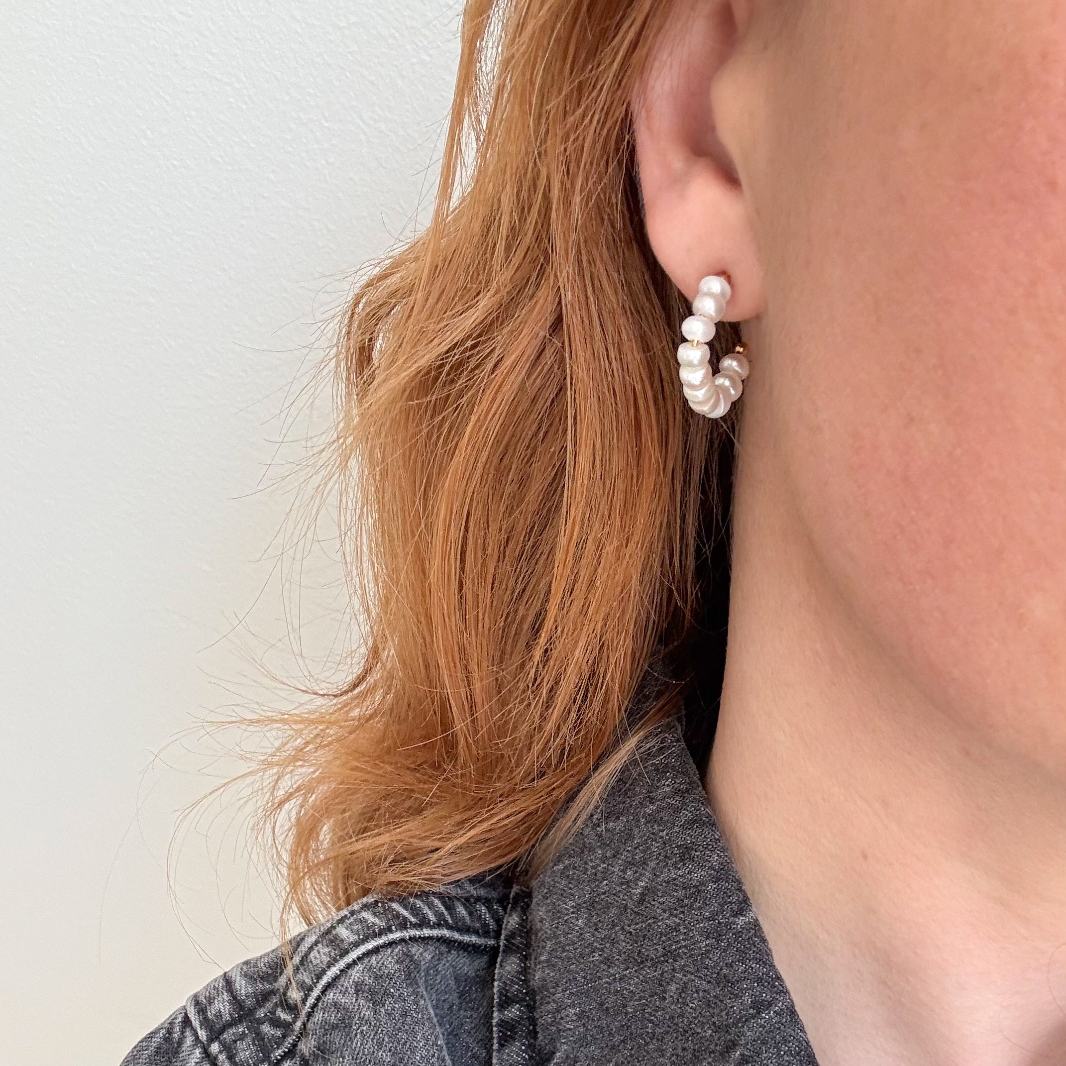 Chunky Perle Dome Guldbelagt