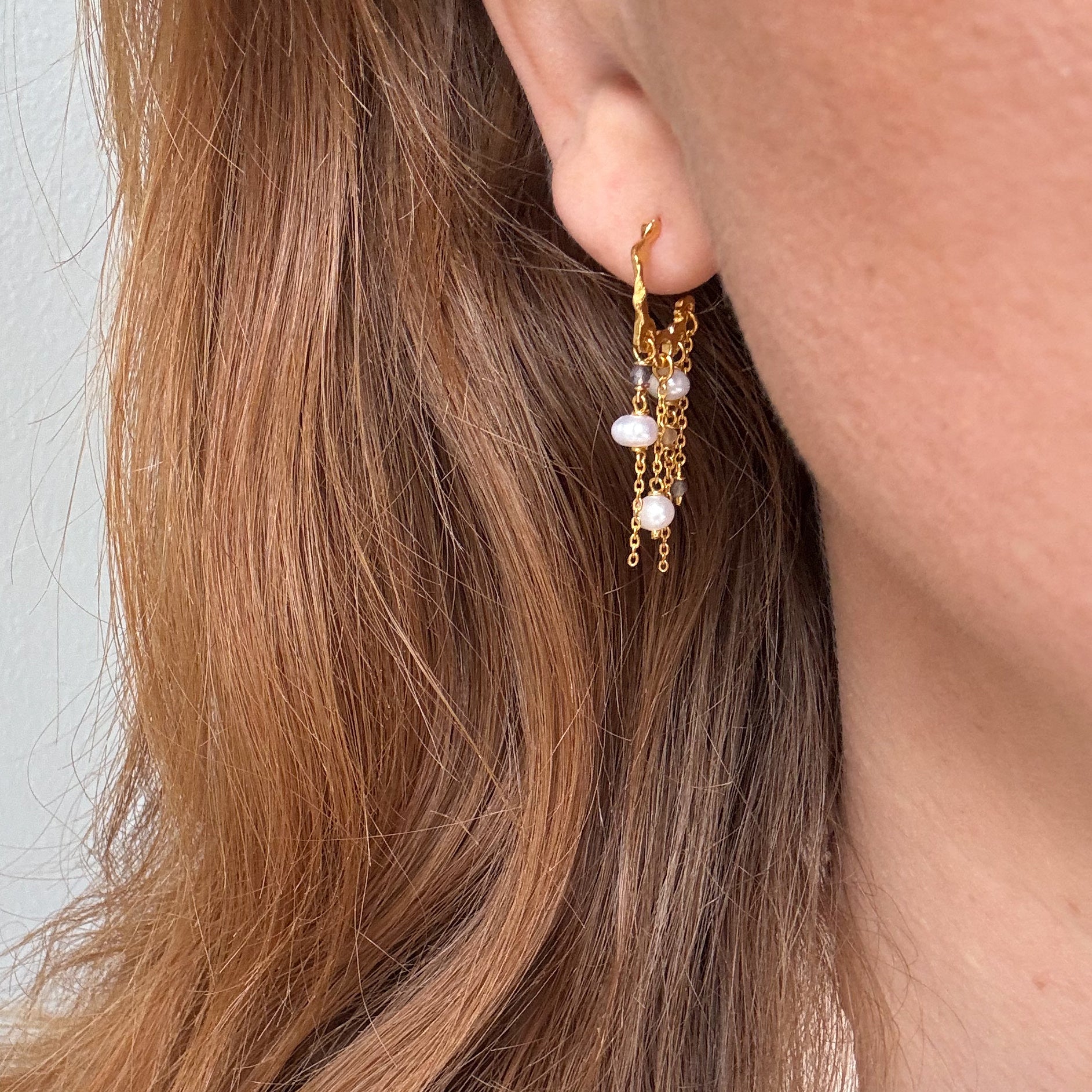 Luna Dangle Pastel Guldbelagt