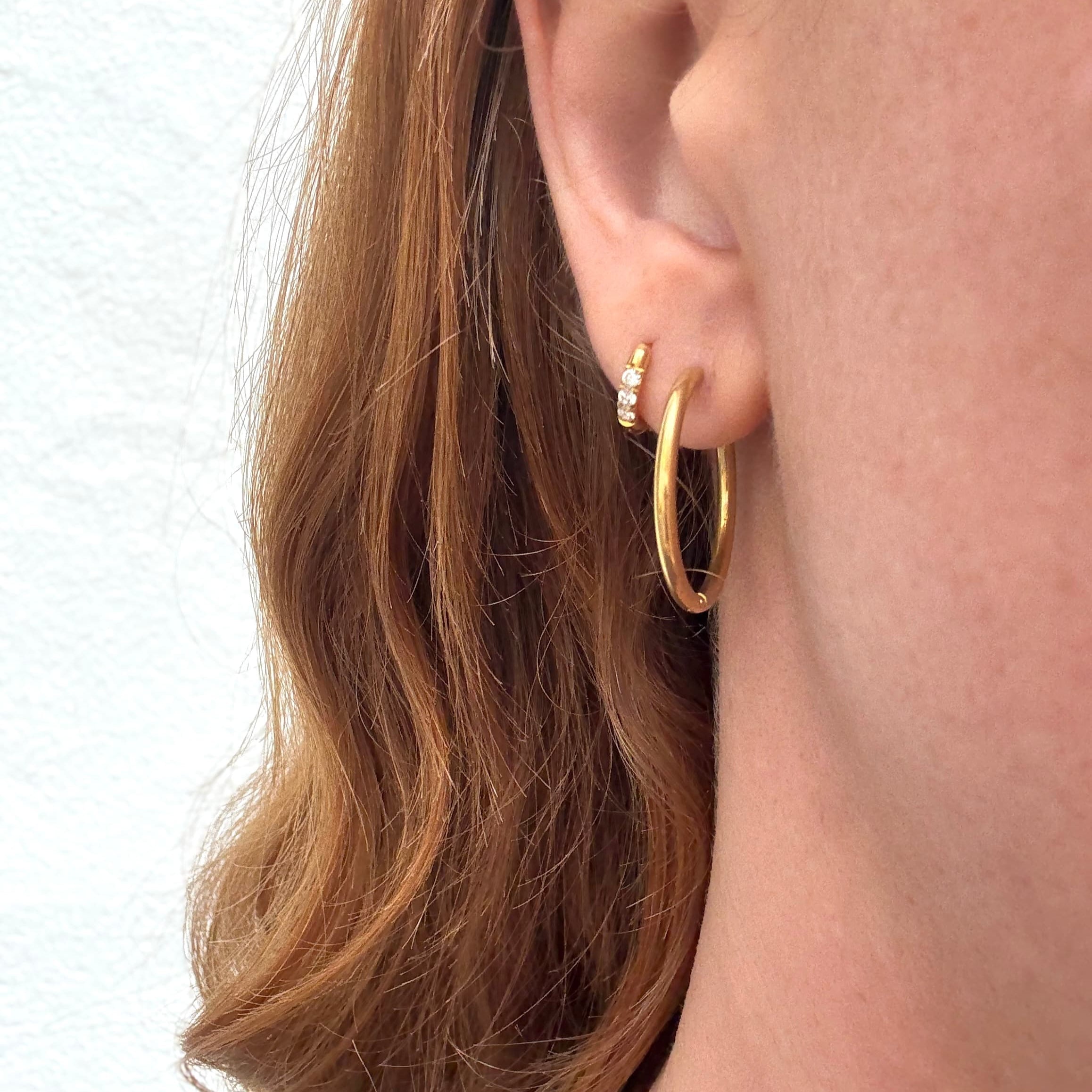 Classic Hoop 20 mm Guldbelagt