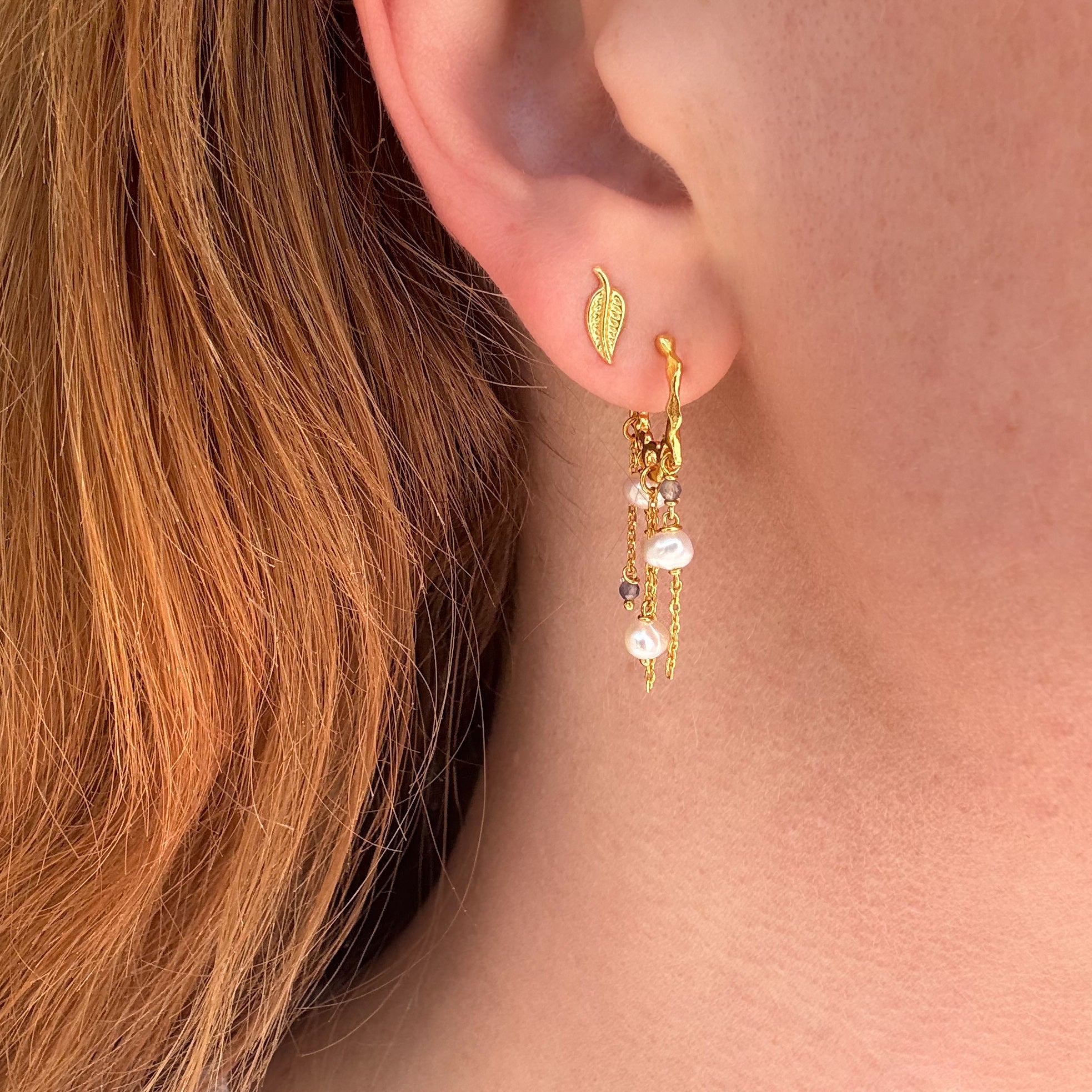 Luna Dangle Pastel Guldbelagt