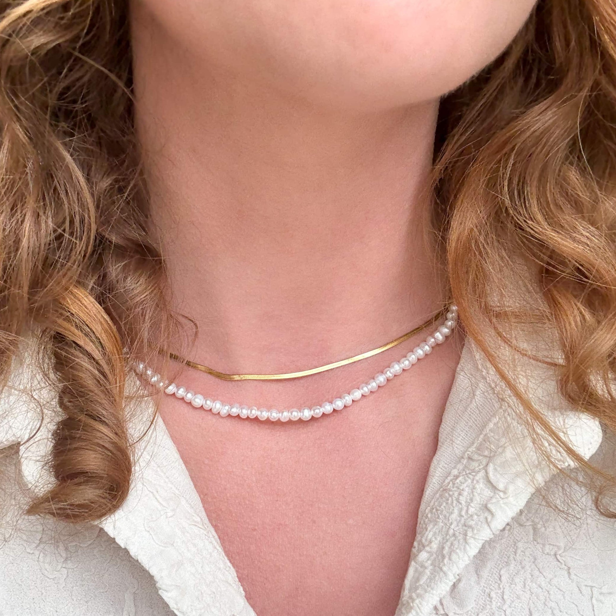 Classic Ferskvandsperlehalskæde