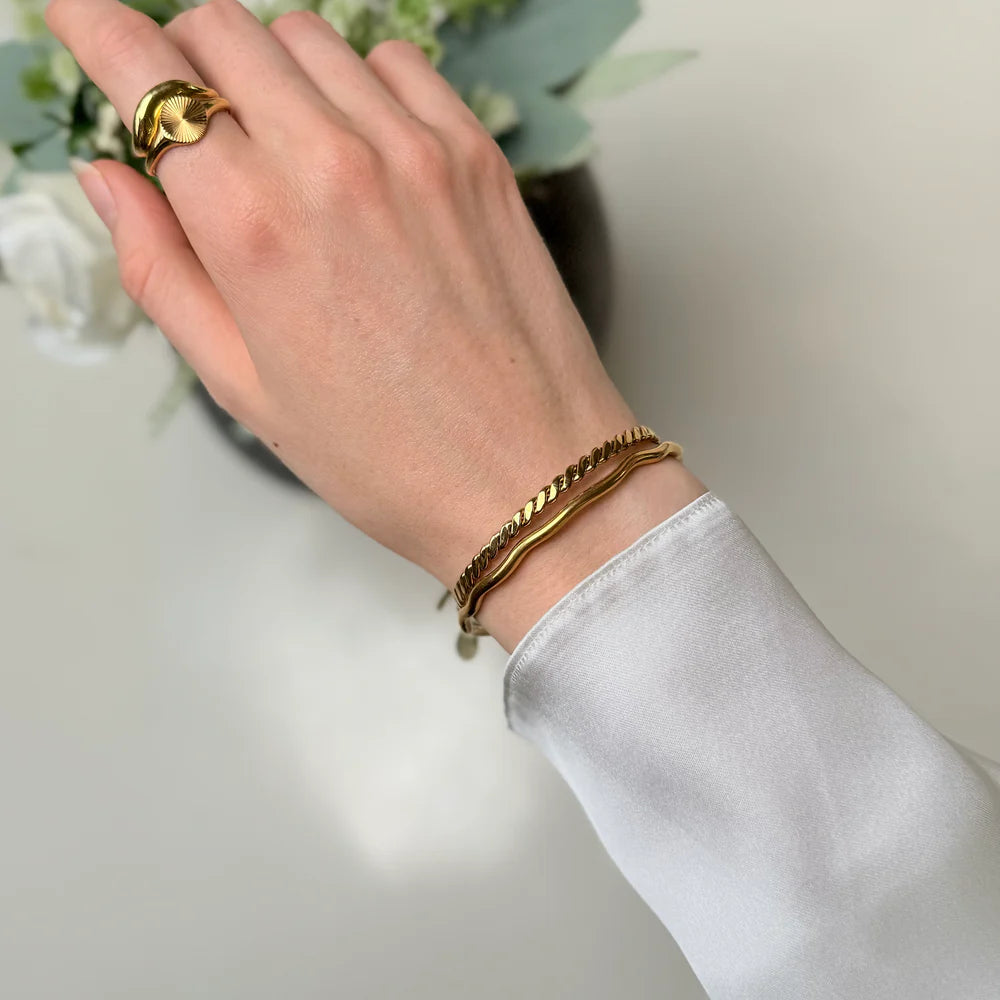 Hardcase Bangle Sæt: 3 armbånd