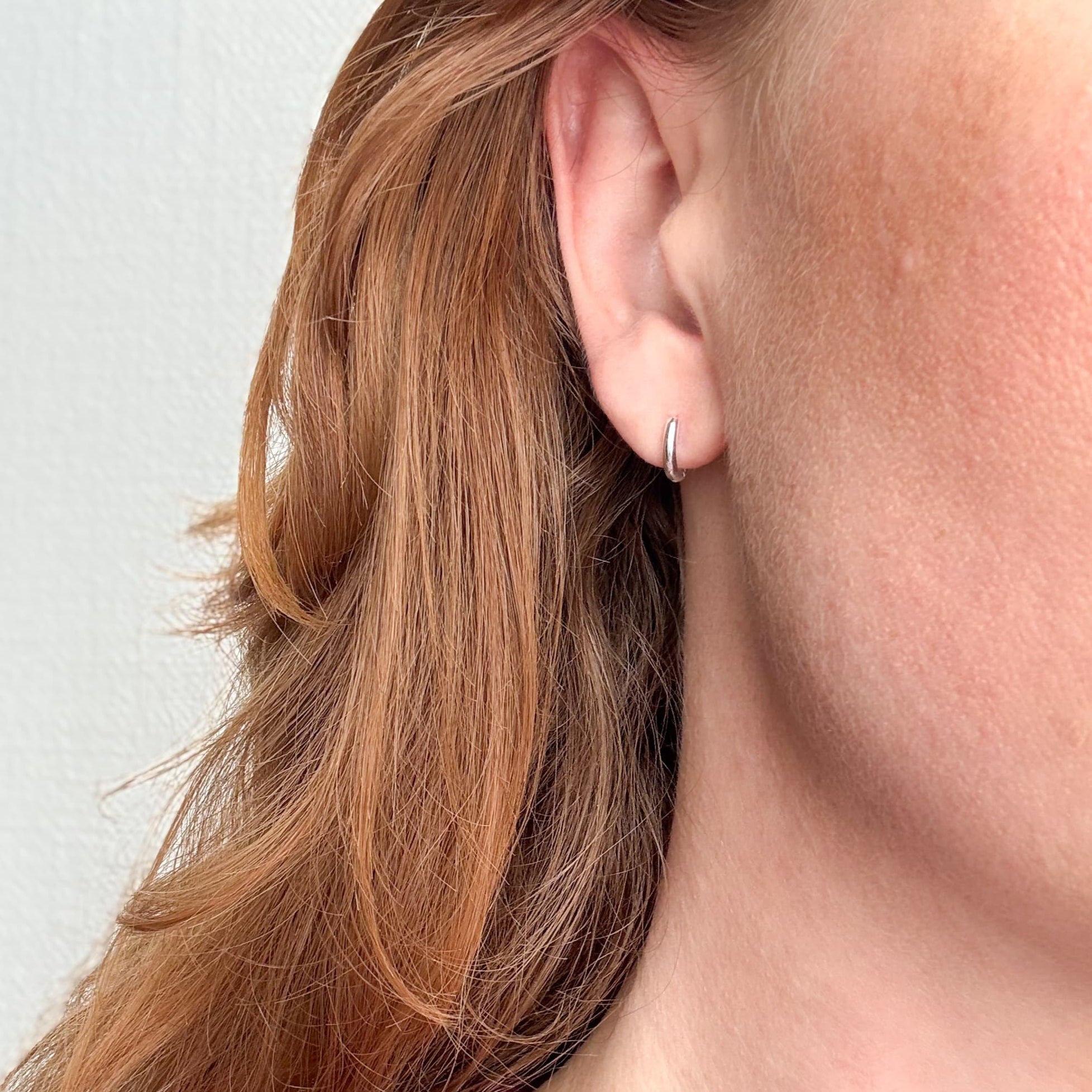 Classic Hoop 8 mm Sølvbelagt