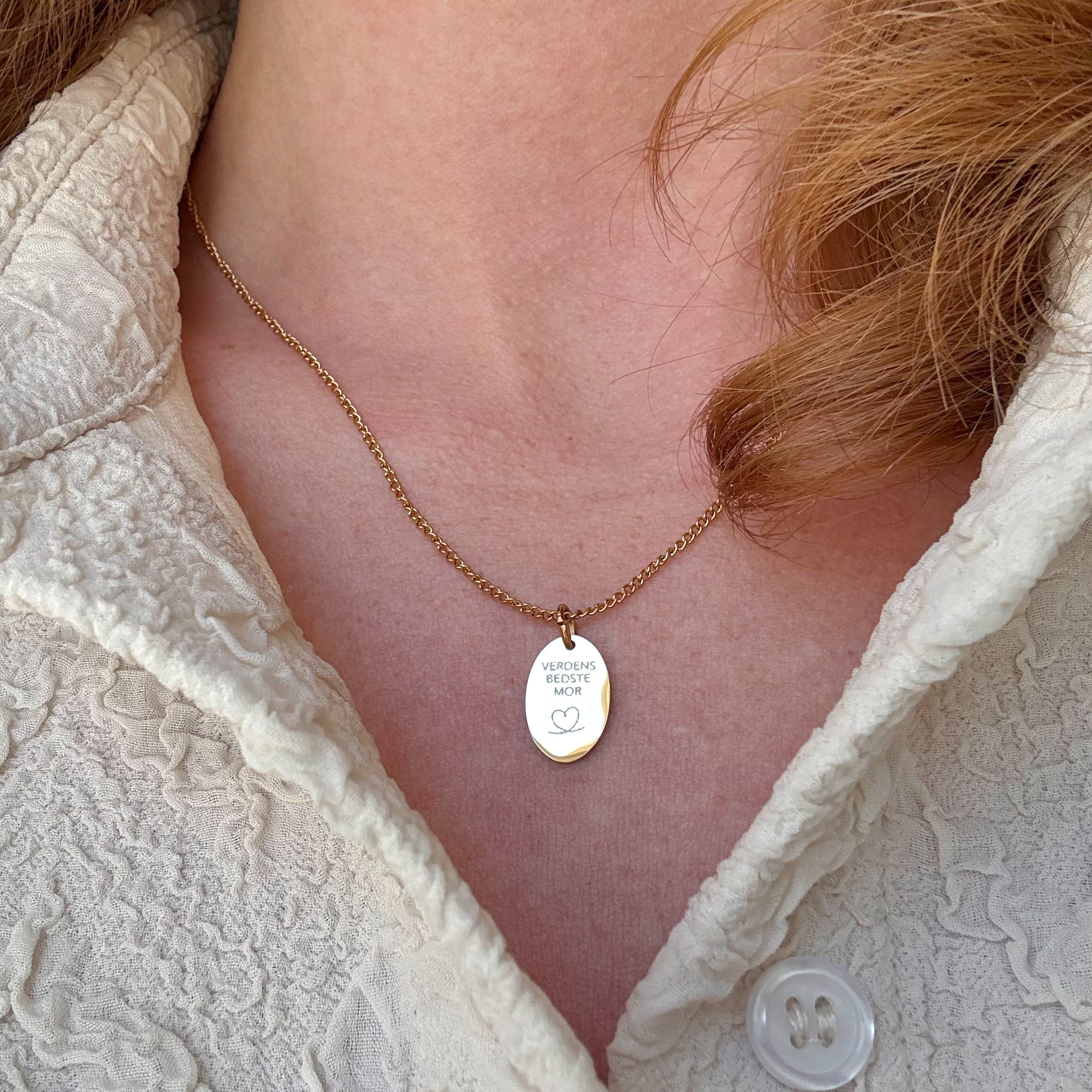 Verdens Bedste Oval Halskæde