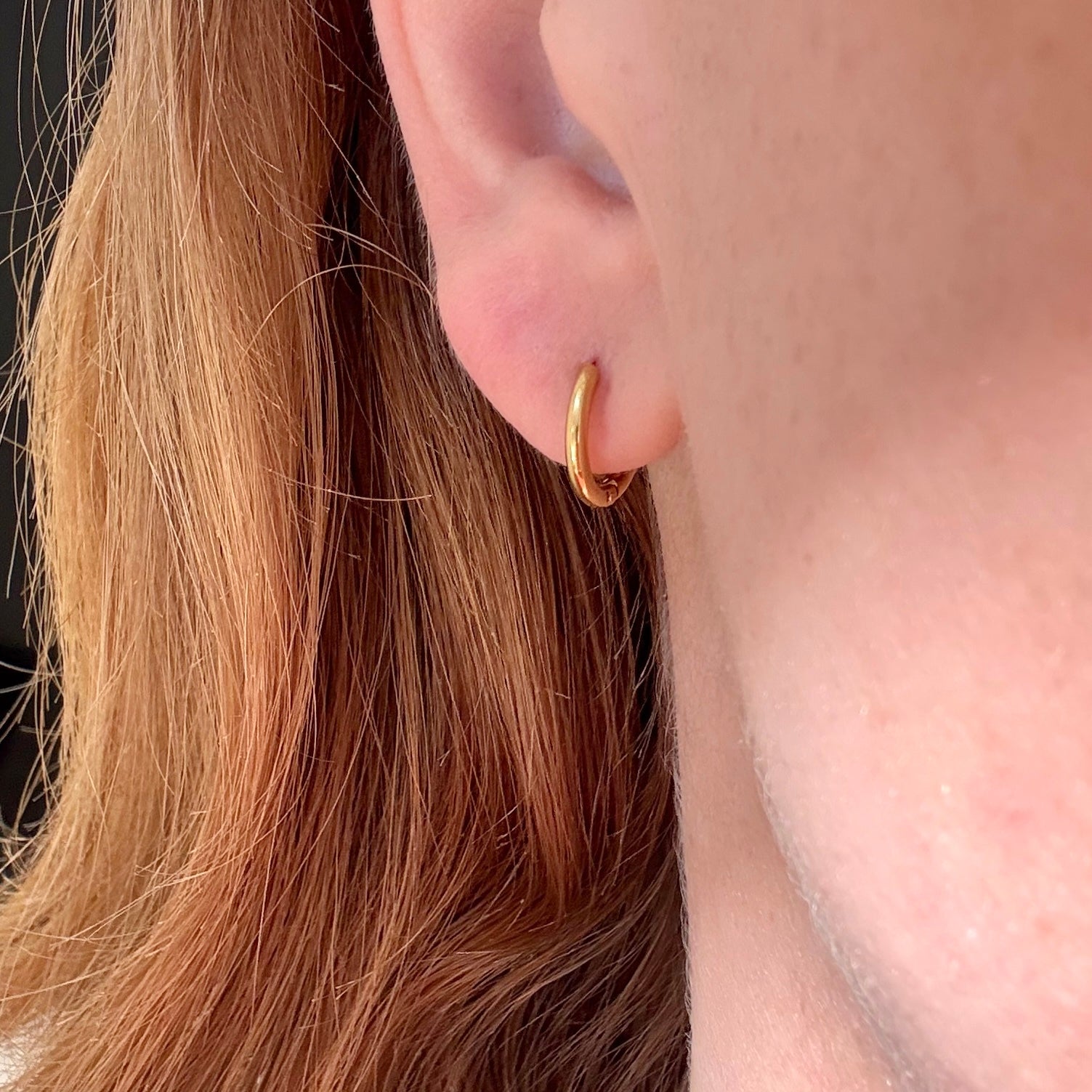 Classic Hoop 8 mm Guldbelagt