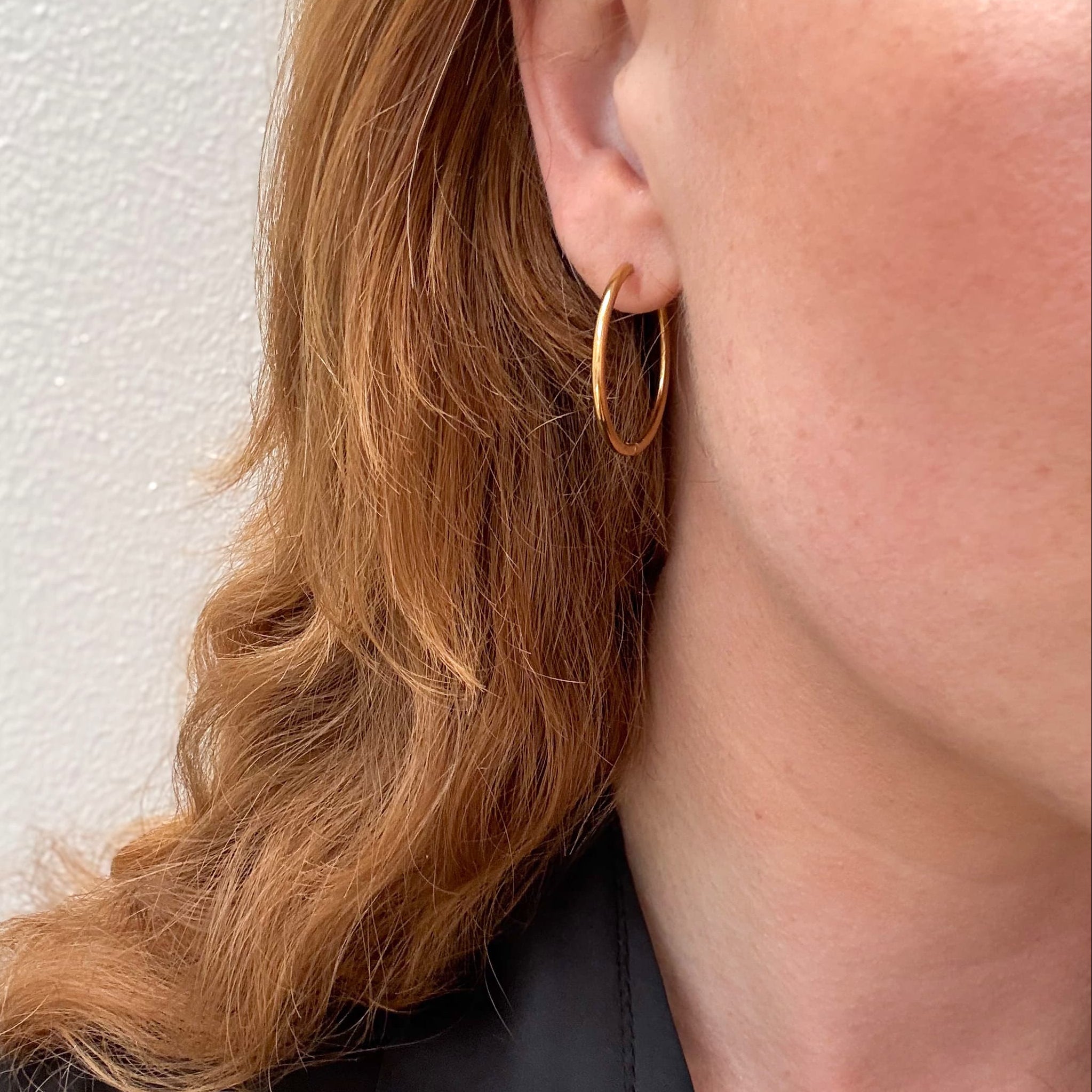 Classic Hoop 30 mm Guldbelagt