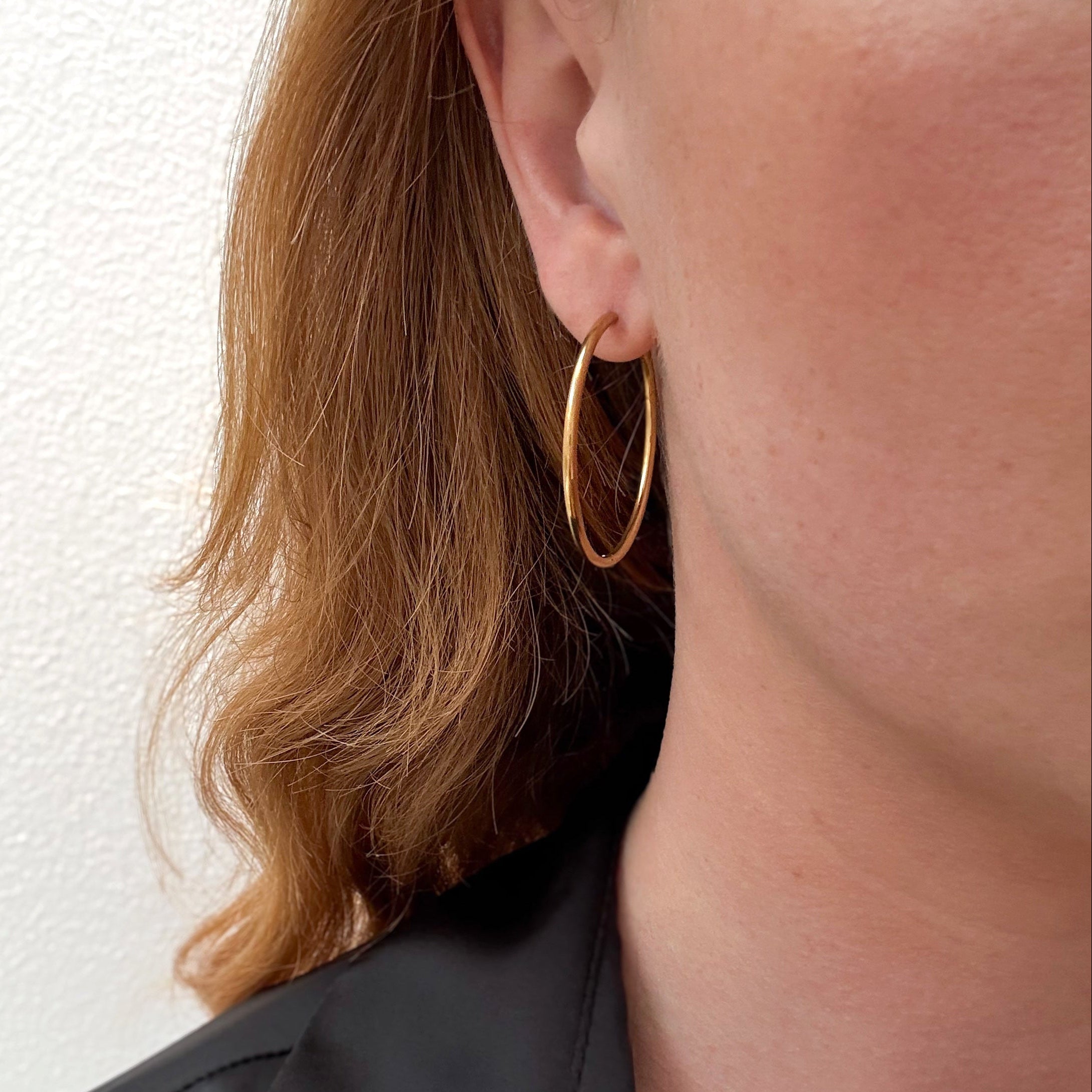 Classic Hoop 40 mm Guldbelagt