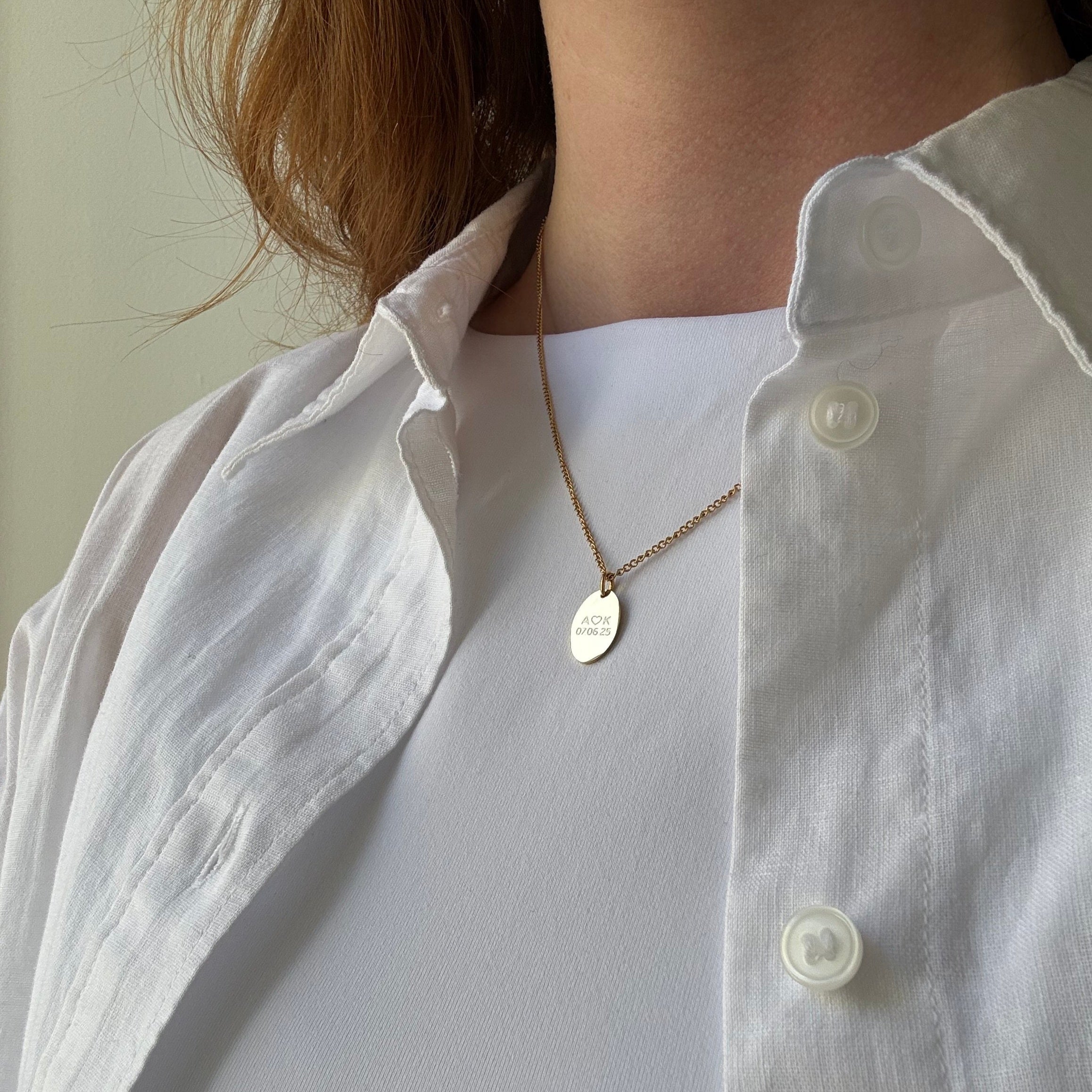 Student Oval Halskæde