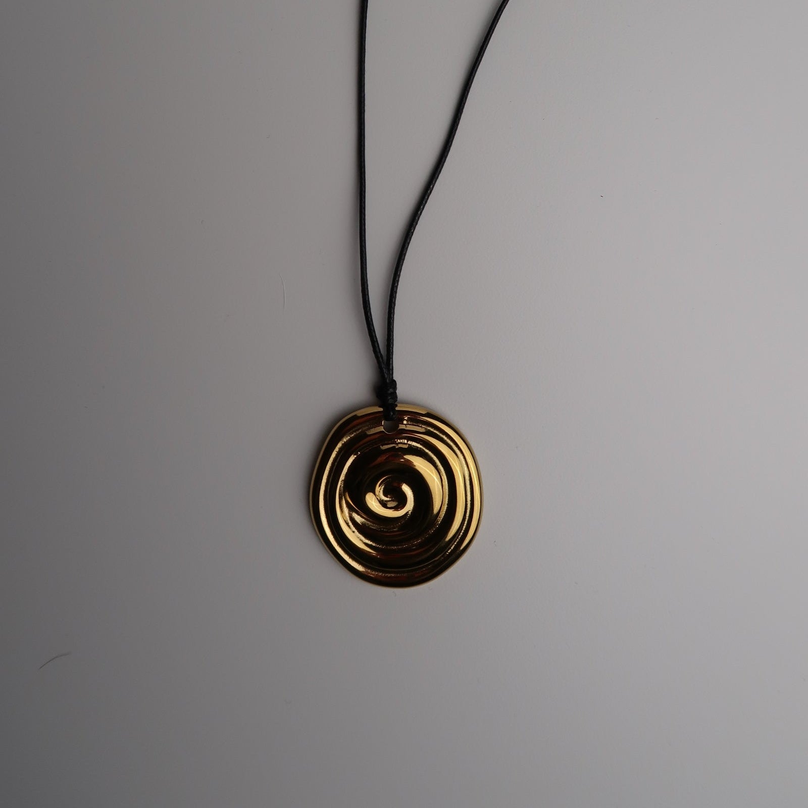 Spiral Halskæde Guldbelagt