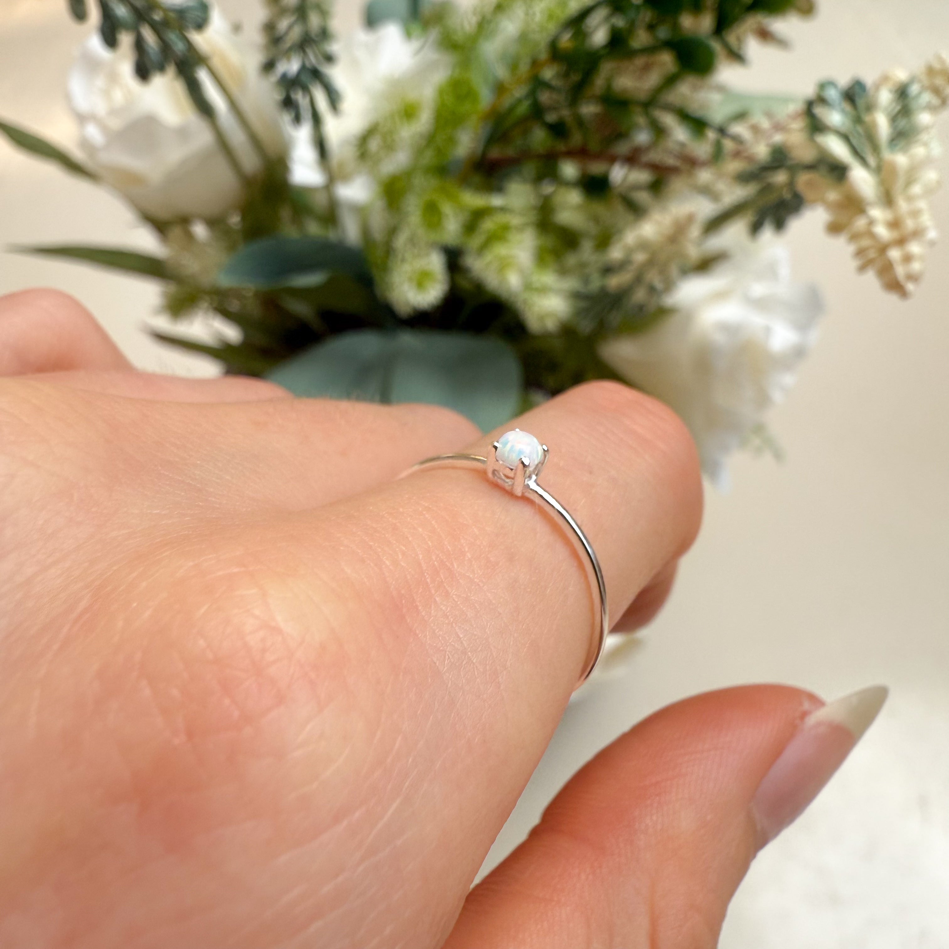 Opal Simpel Ring