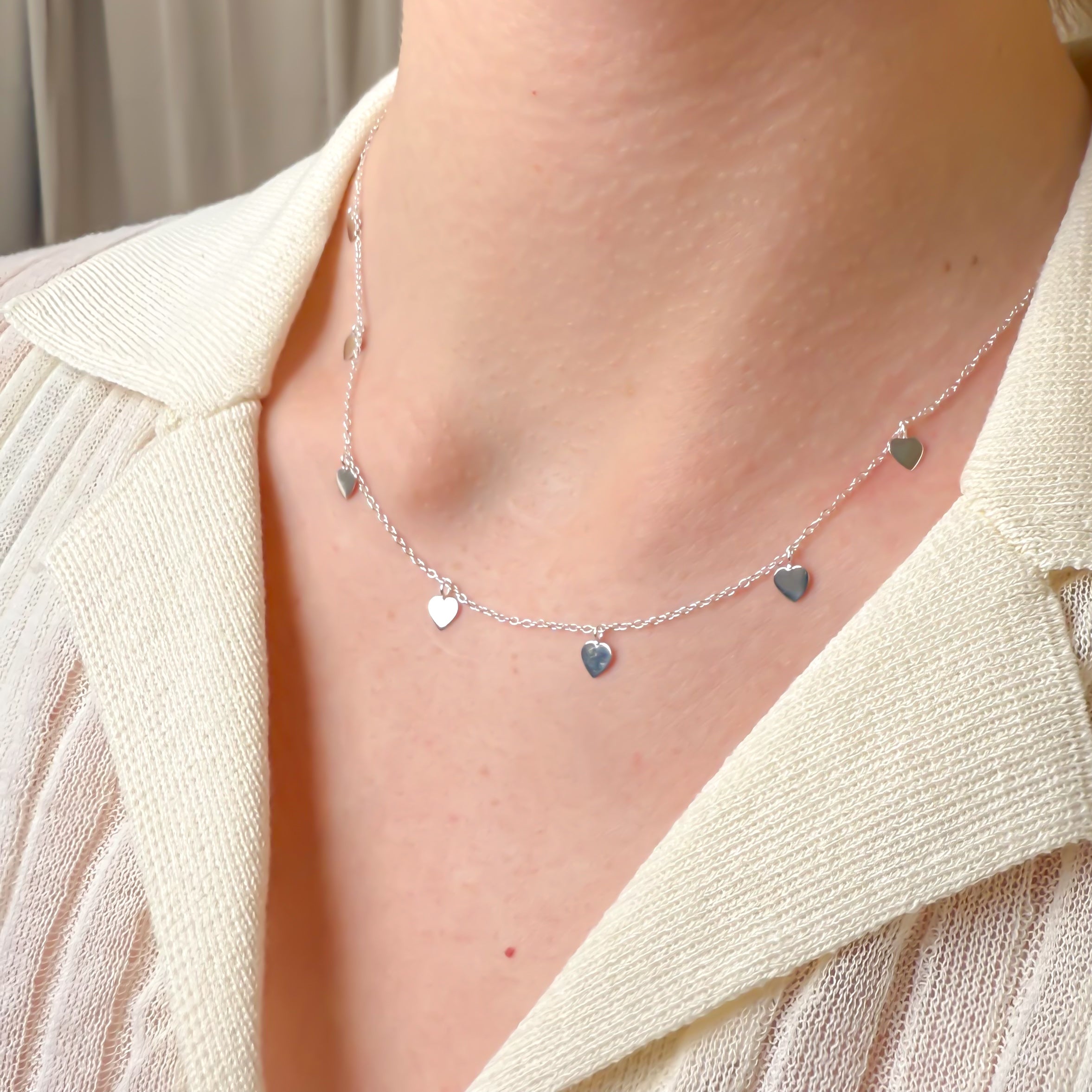 Multi Hjerte Halskæde