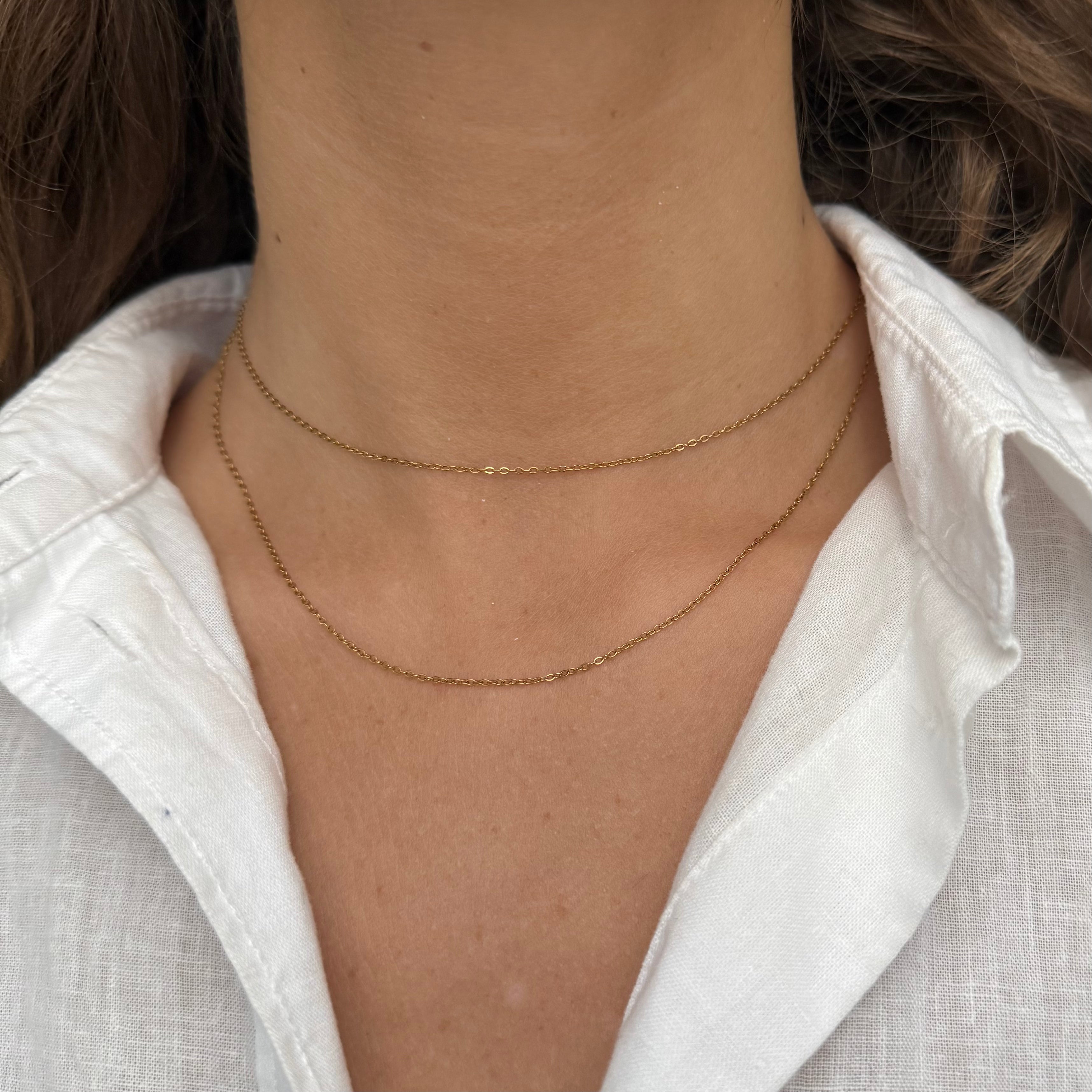 Classic Halskæde 18K Guldbelagt