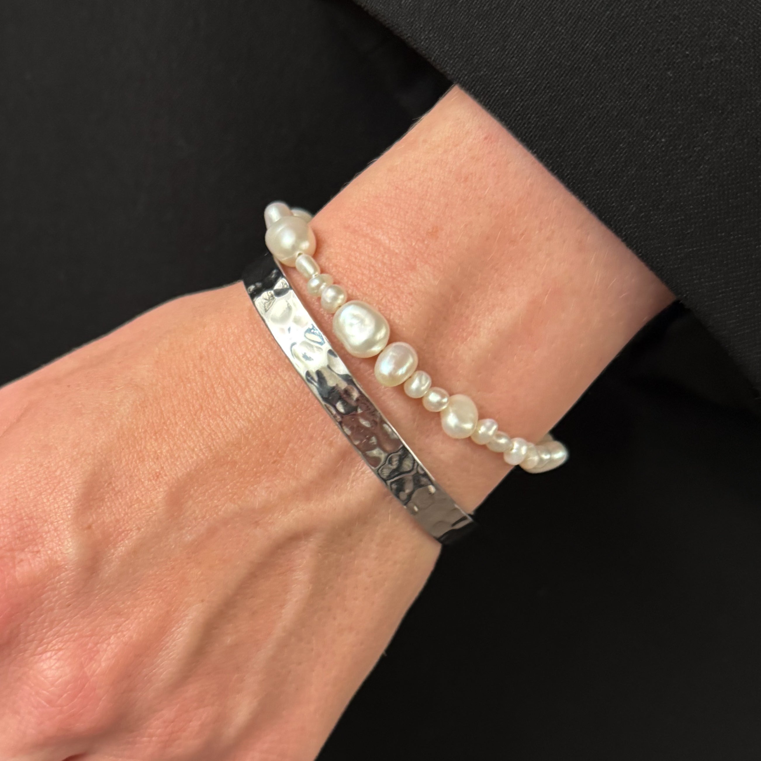 Indgraveret Mors Dag Sølvbelagt Bangle