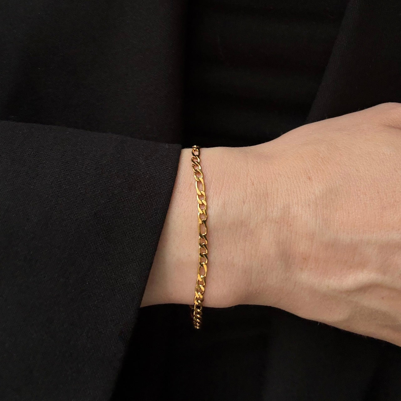 Figaro Armbånd Guldbelagt