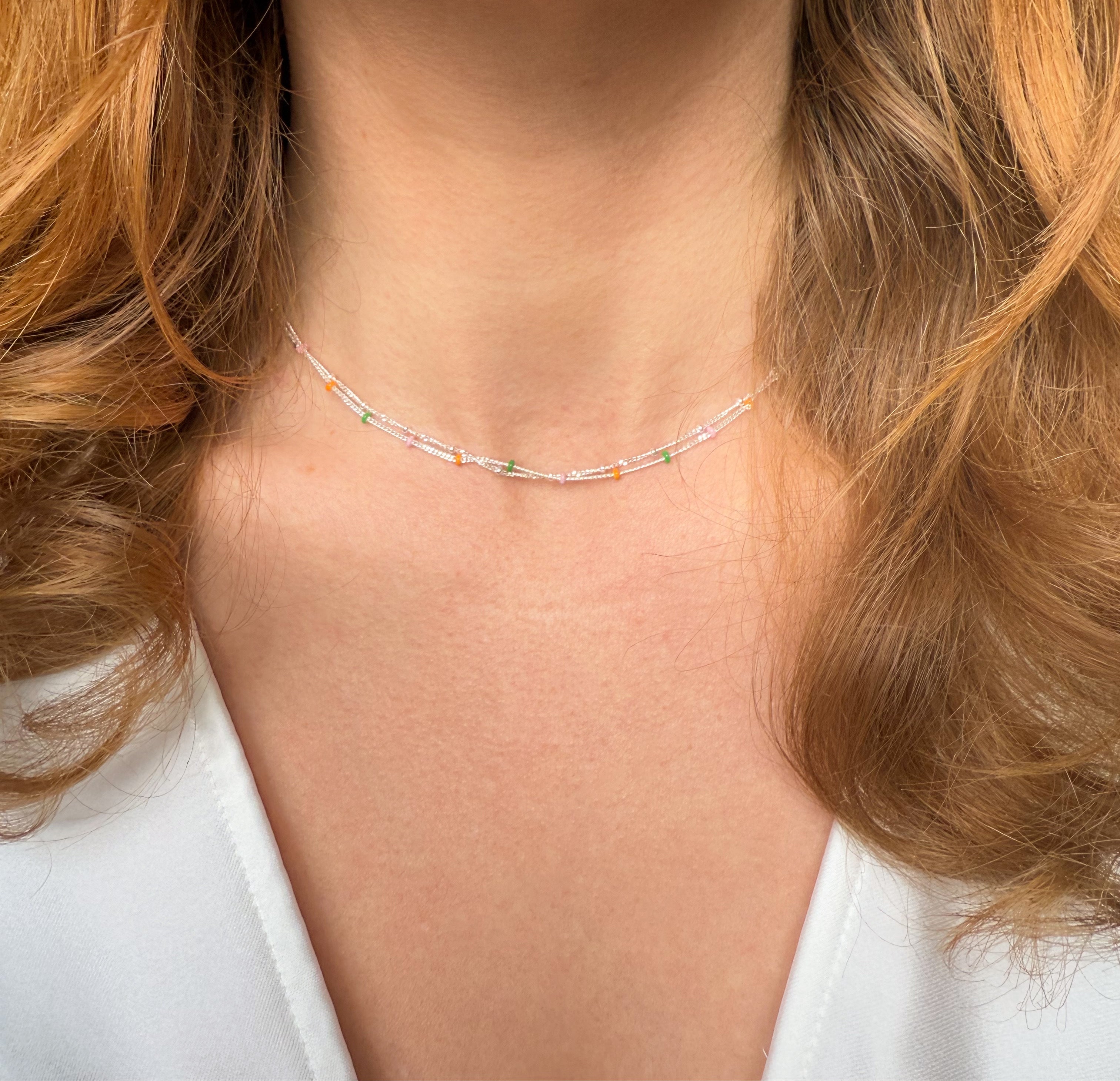 Multi Dot og Hamret Sølv Sæt