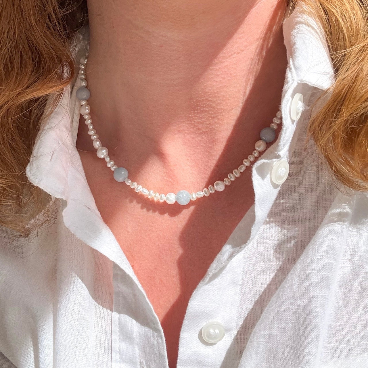 Marine Ferskvandsperlehalskæde