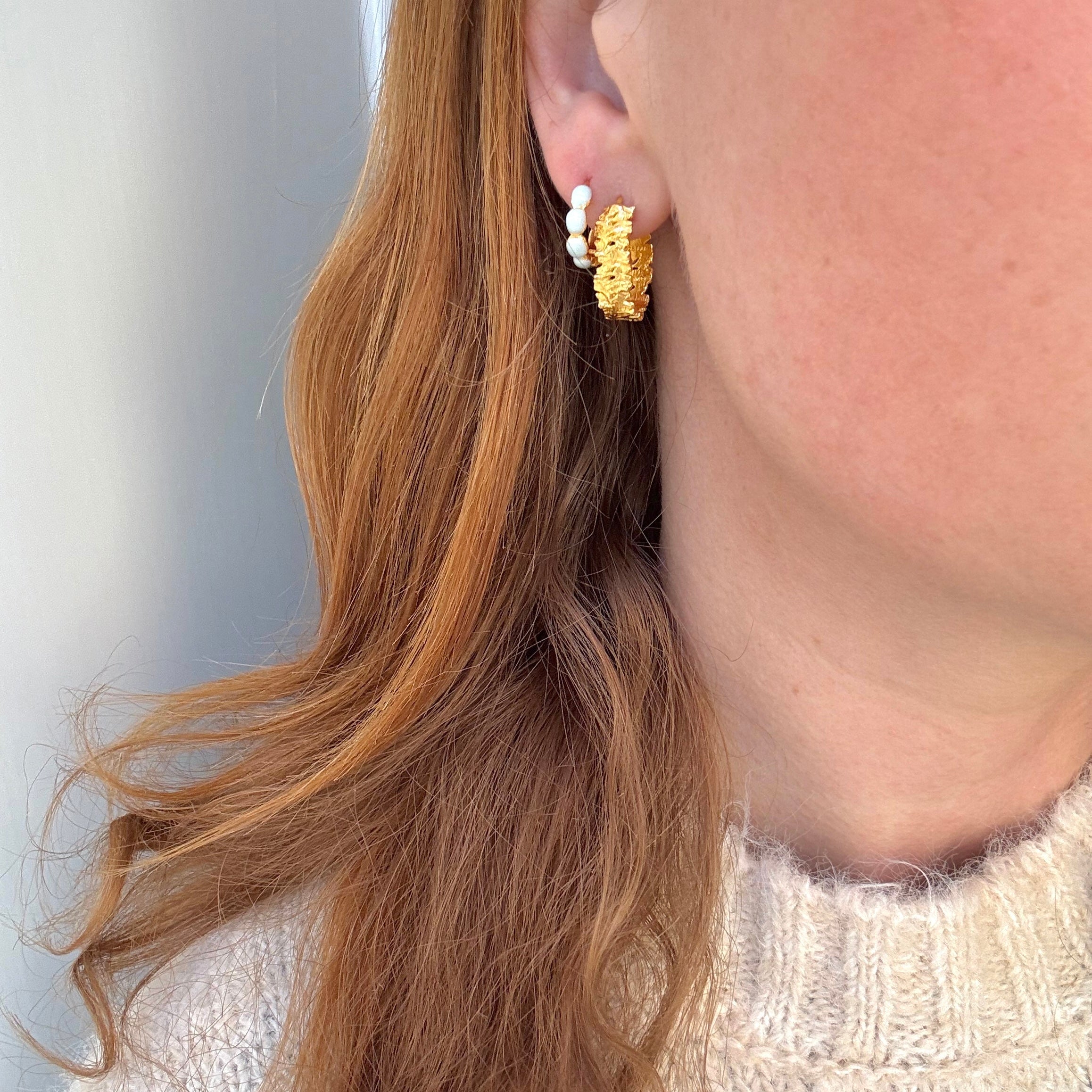 Magma Rock Hoop Guldbelagt