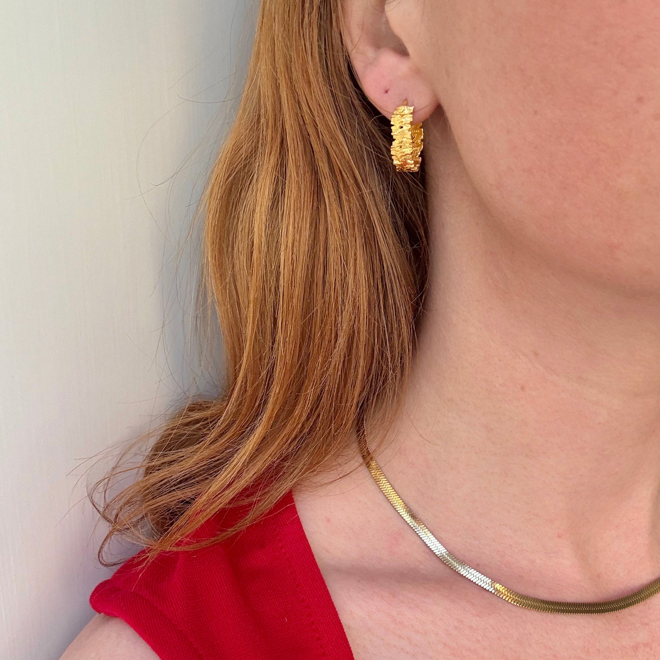 Magma Rock Hoop Guldbelagt