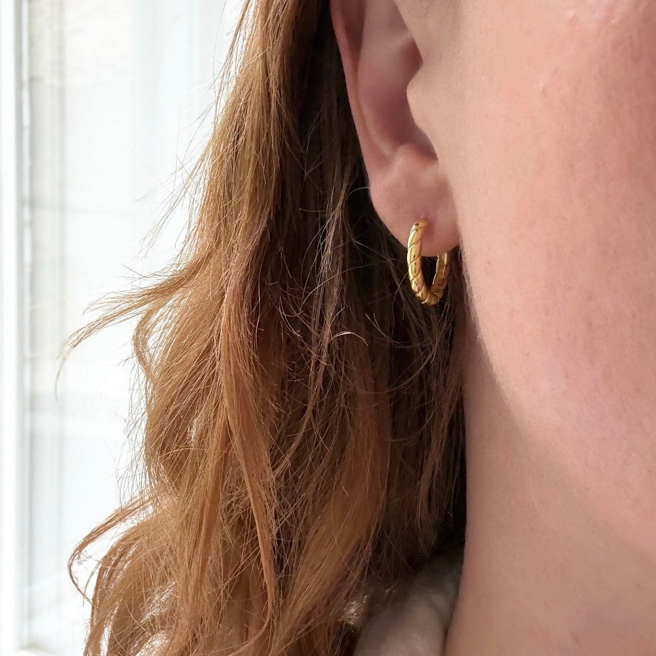 Twisted Mini Hoops