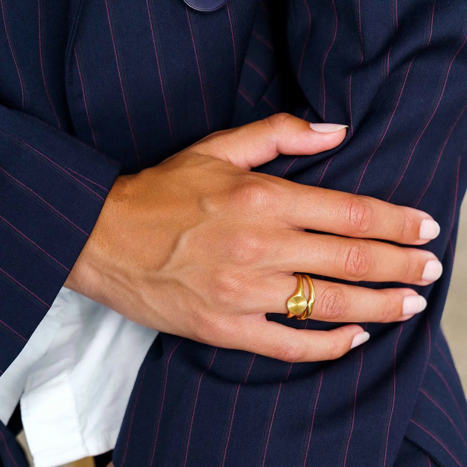 Sun og Bangle Sæt: 1 halskæde, 1 ring & 1 armbånd