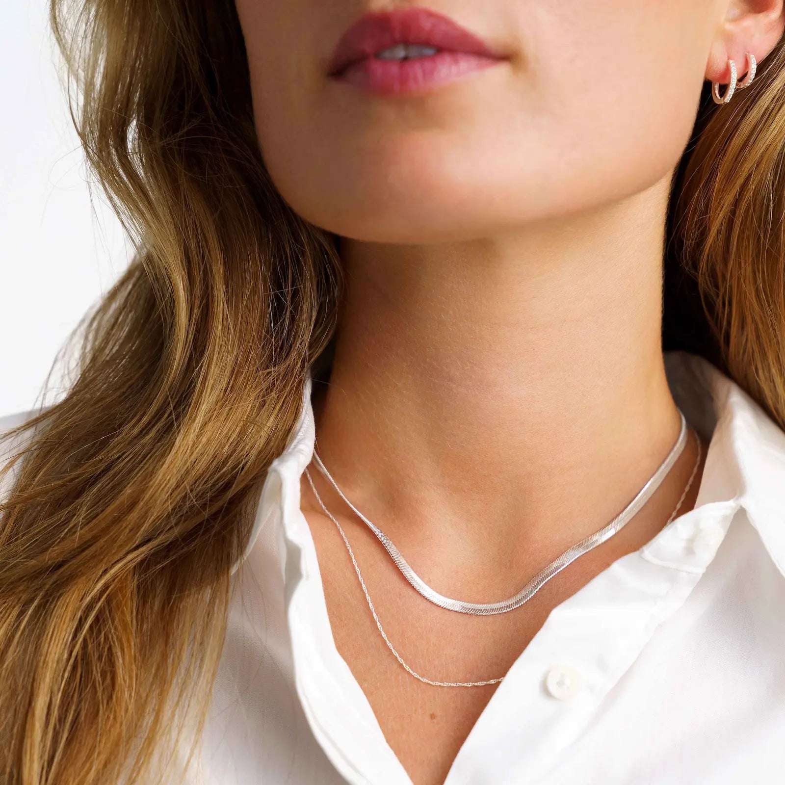 Flad Slange Dangle Sæt