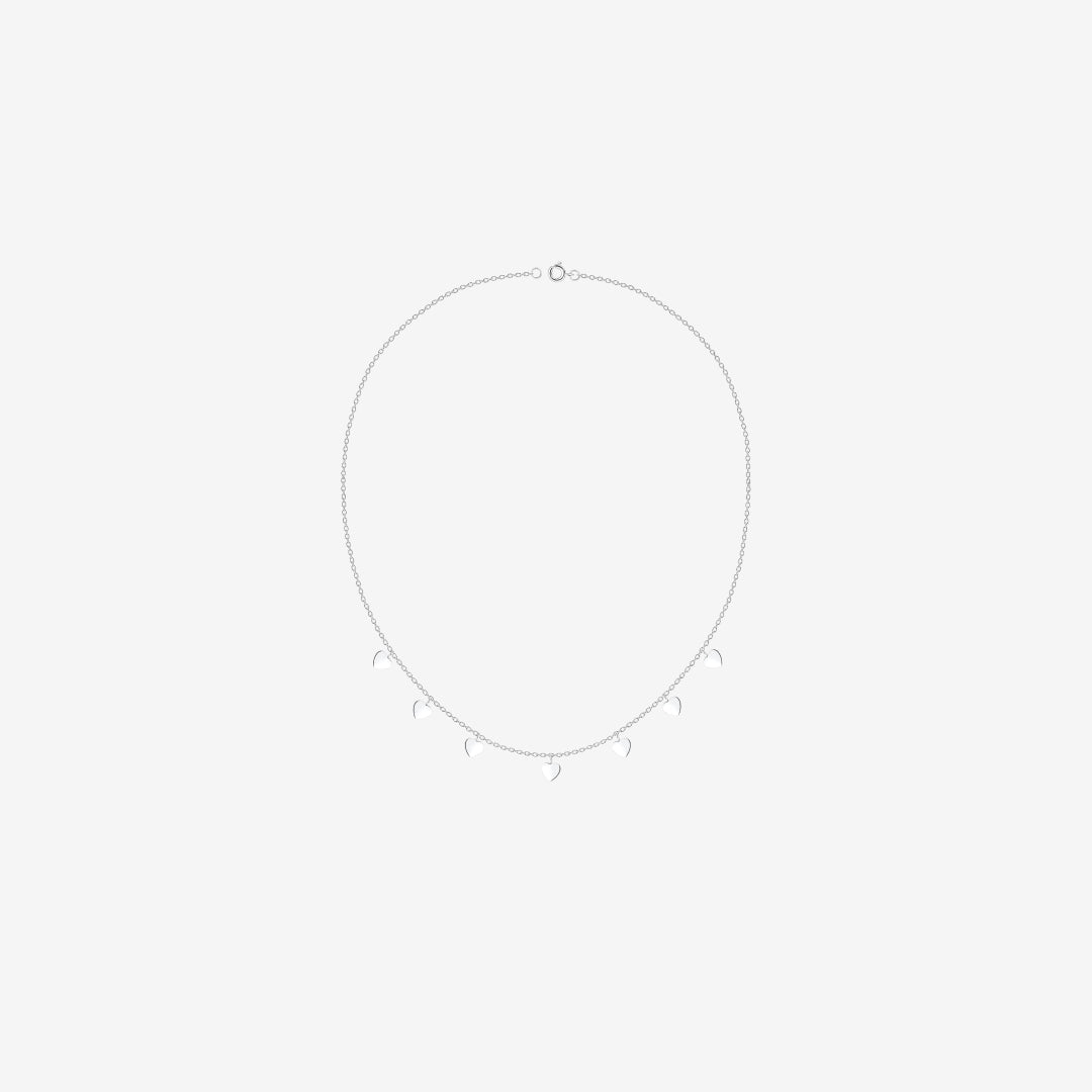 Multi Hjerte Halskæde