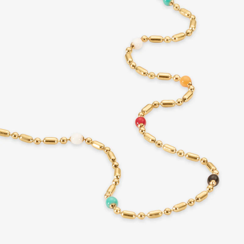 Perle, Slange & Dot Rope Sæt: 4 halskæder