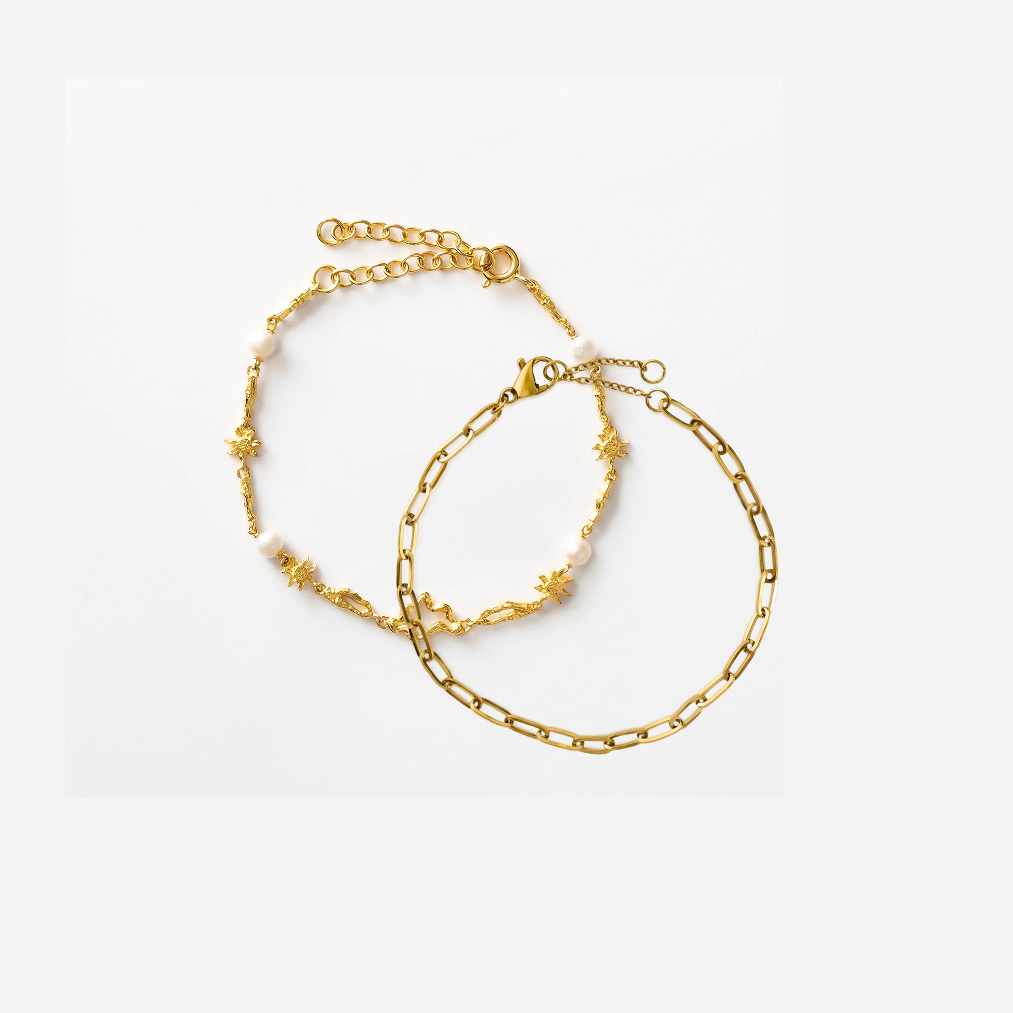 Solis Paperclip Armbånd Sæt