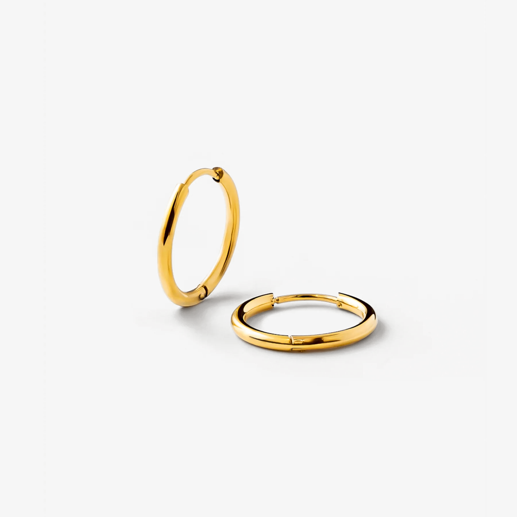 Classic Hoop 12 mm Guldbelagt