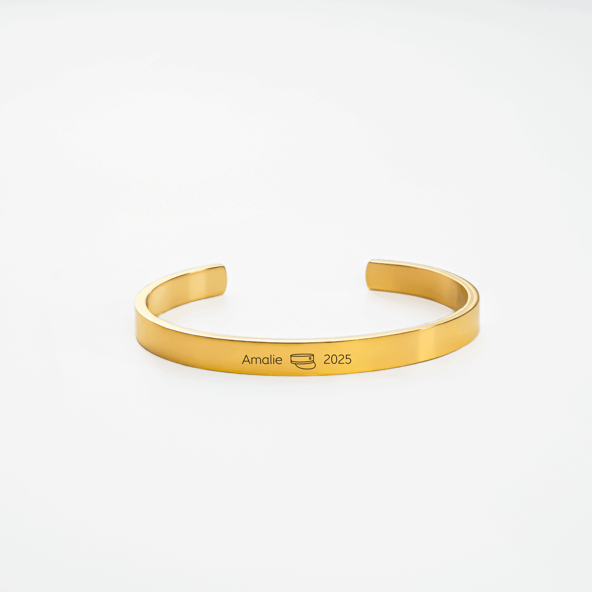 Classic Bangle Guldbelagt m. indgravering