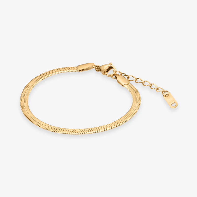 Flad Slange Bangle Sæt