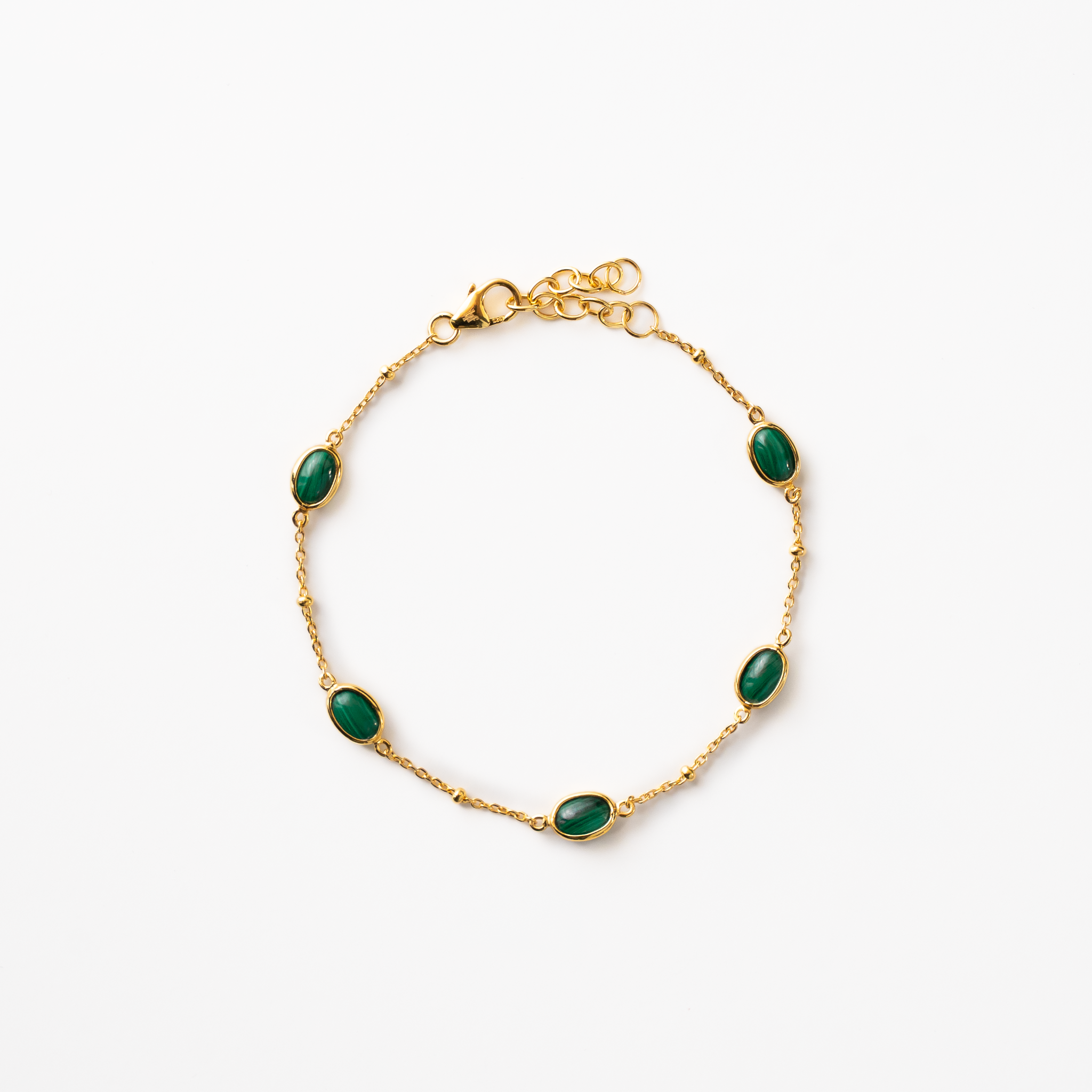 Green Dot Armbånd Guldbelagt