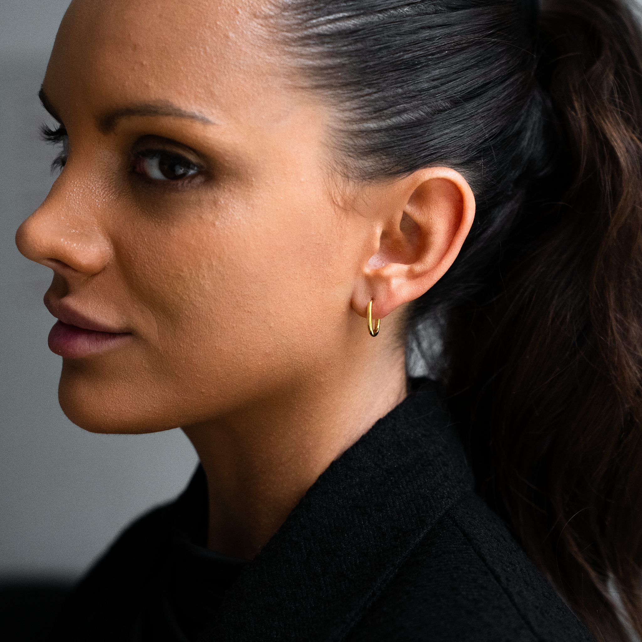 Essentials Hoop Sølvbelagt