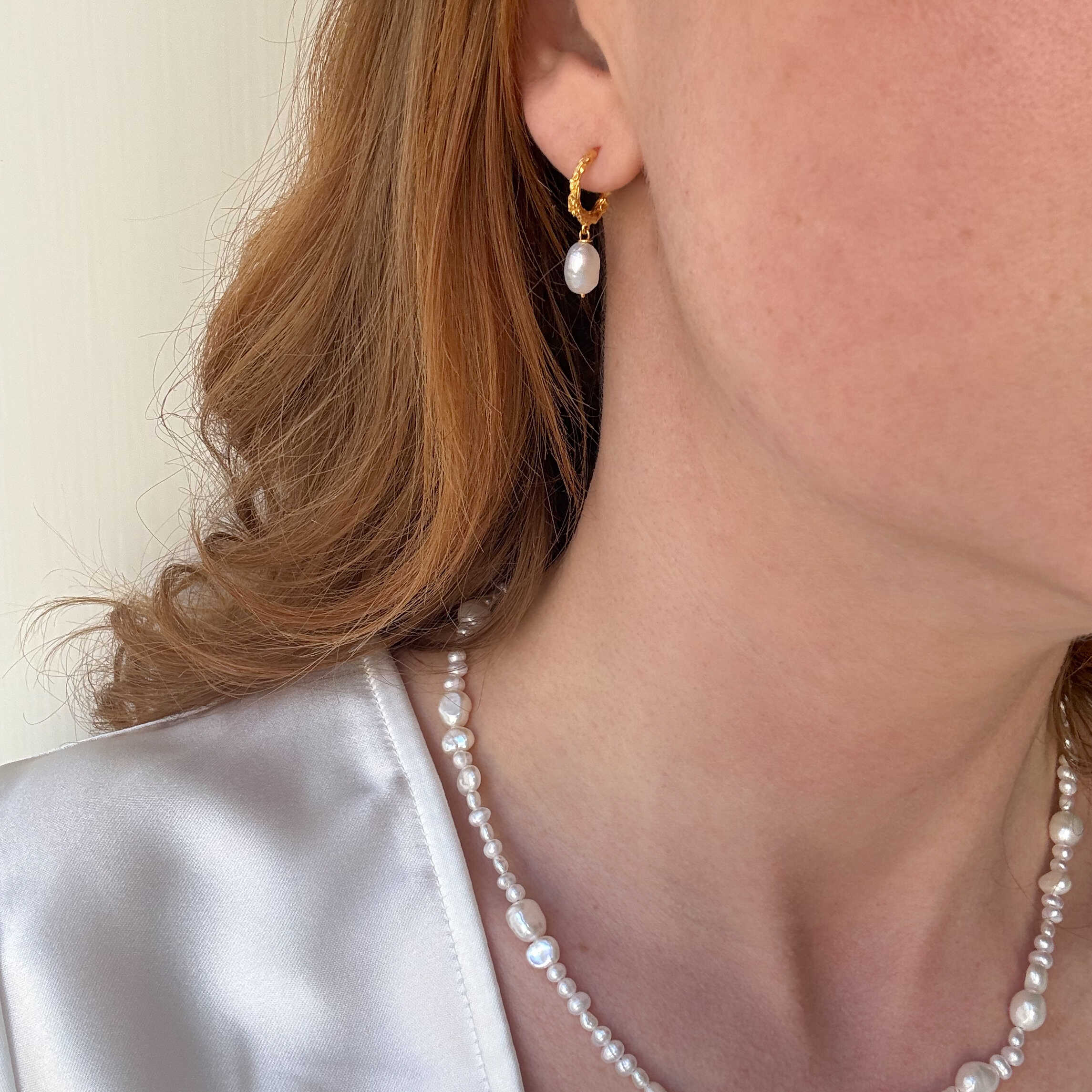 Barok Ferskvandsperlehalskæde