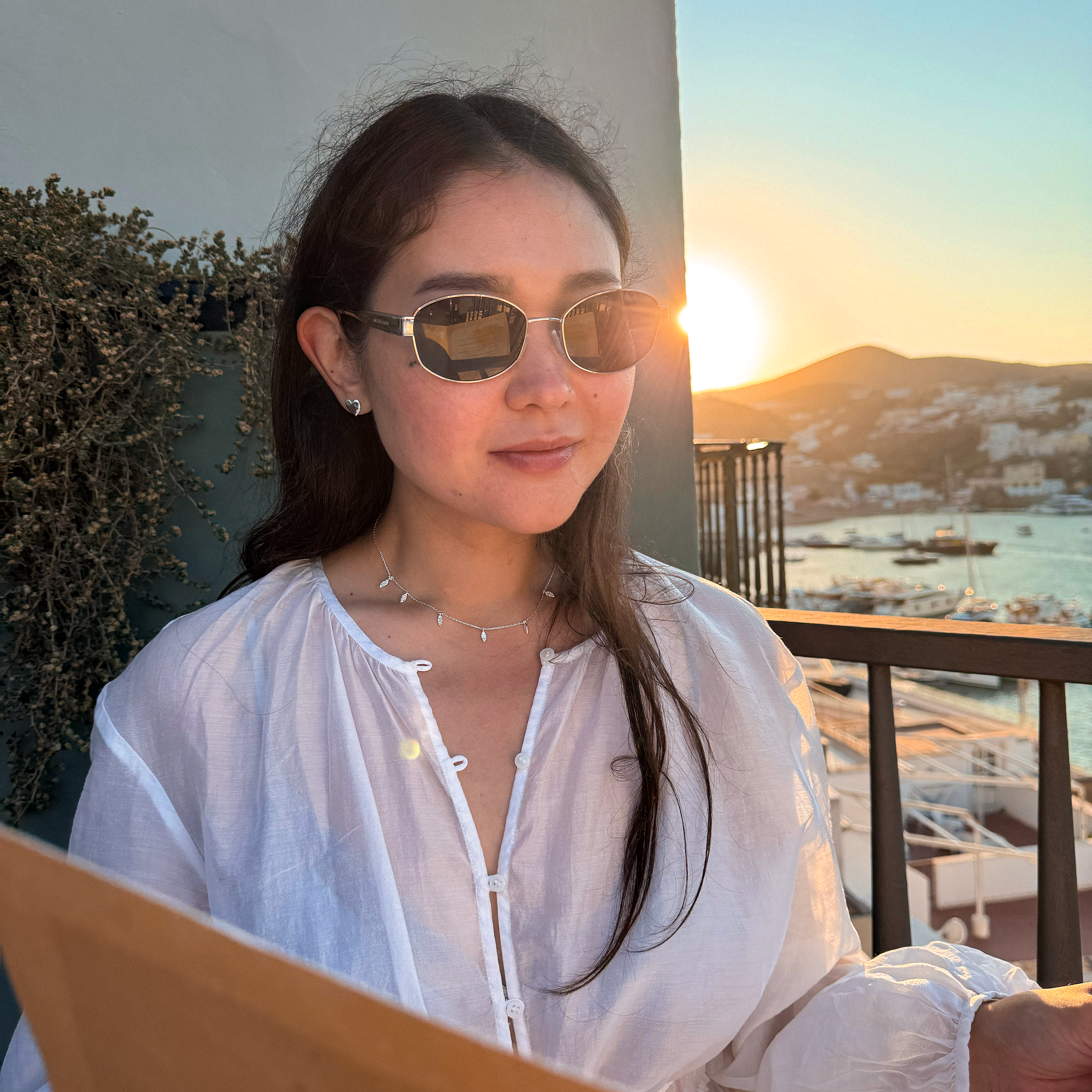 Leaf Halskæde Guldbelagt