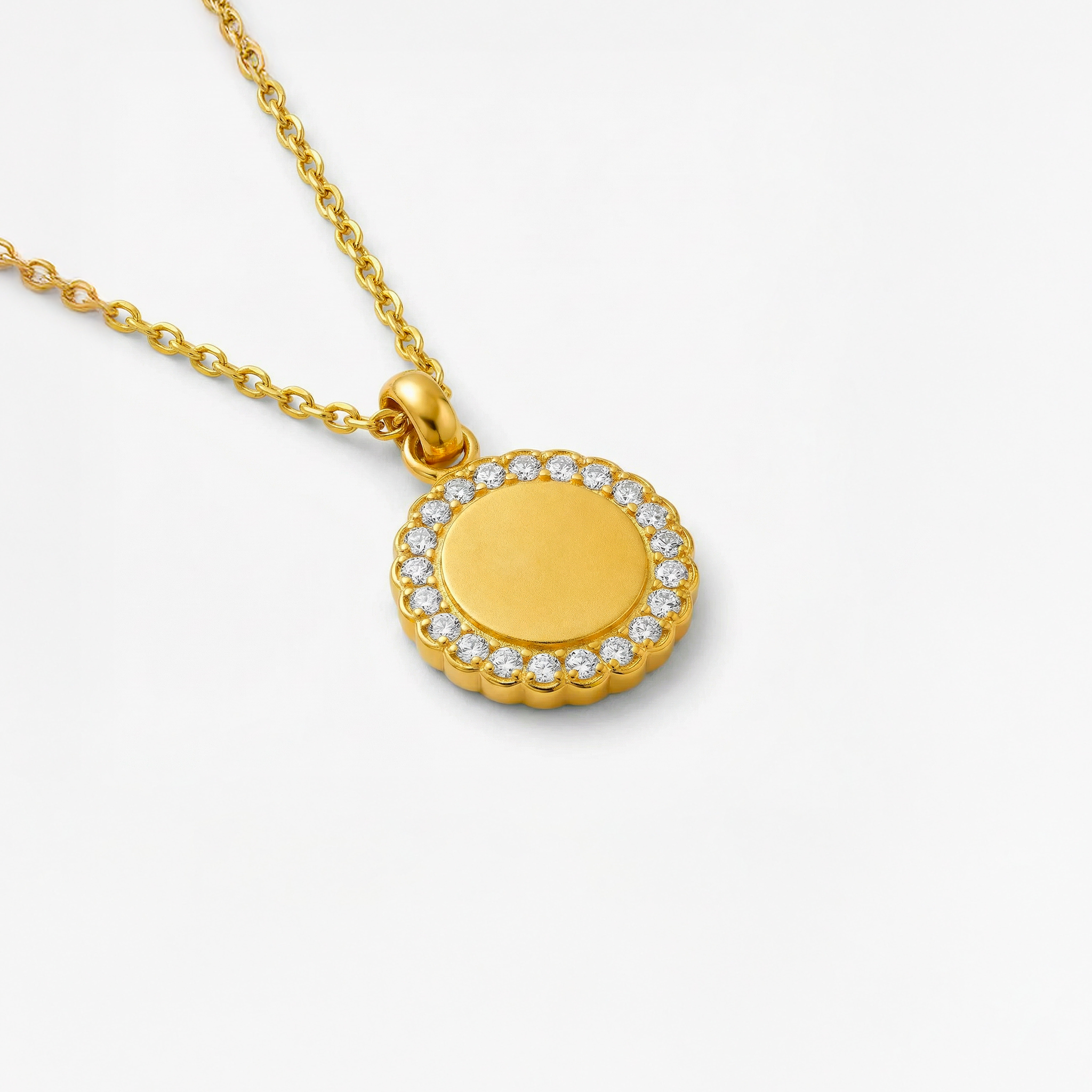 Krystal Halskæde med Indgravering