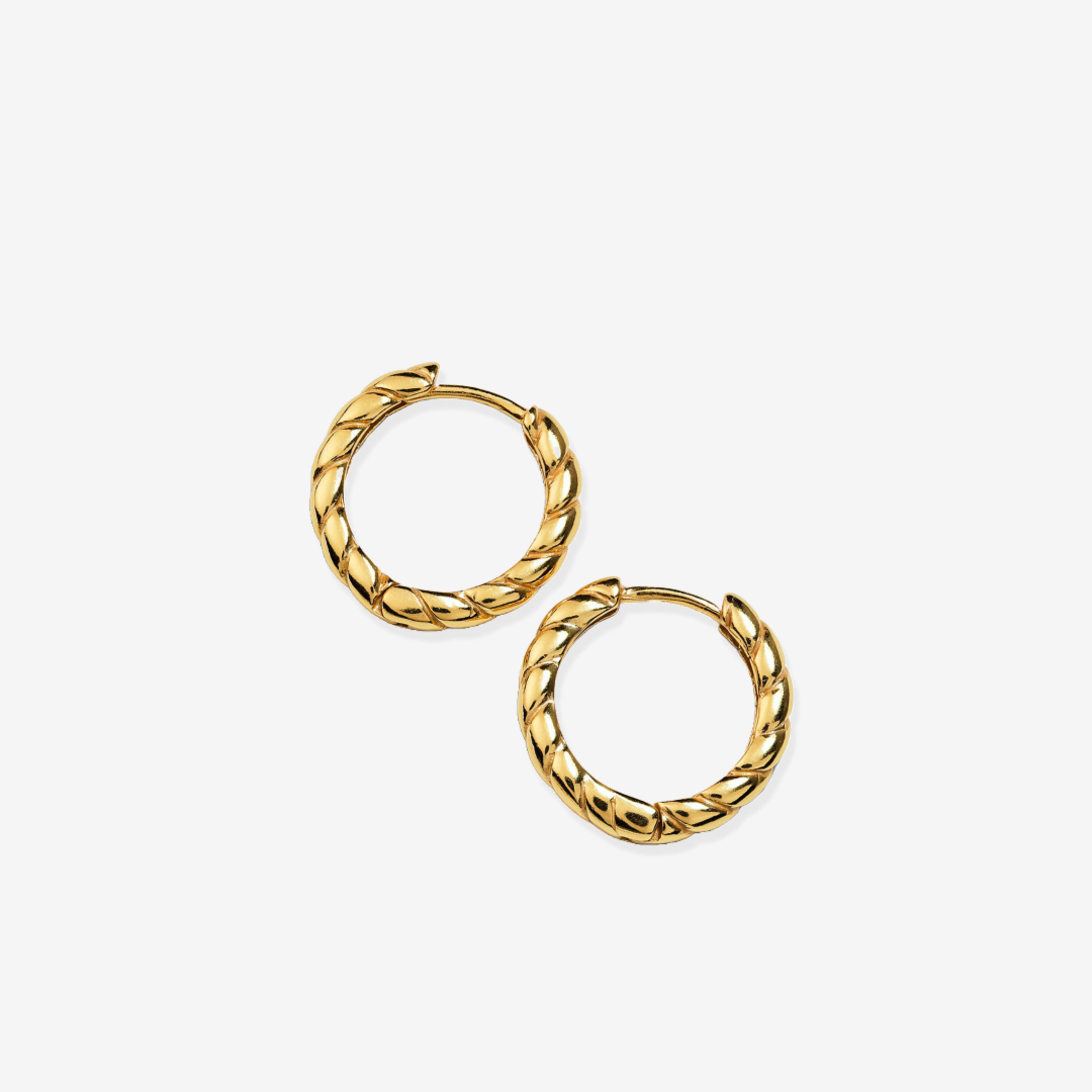 Twisted Mini Hoops