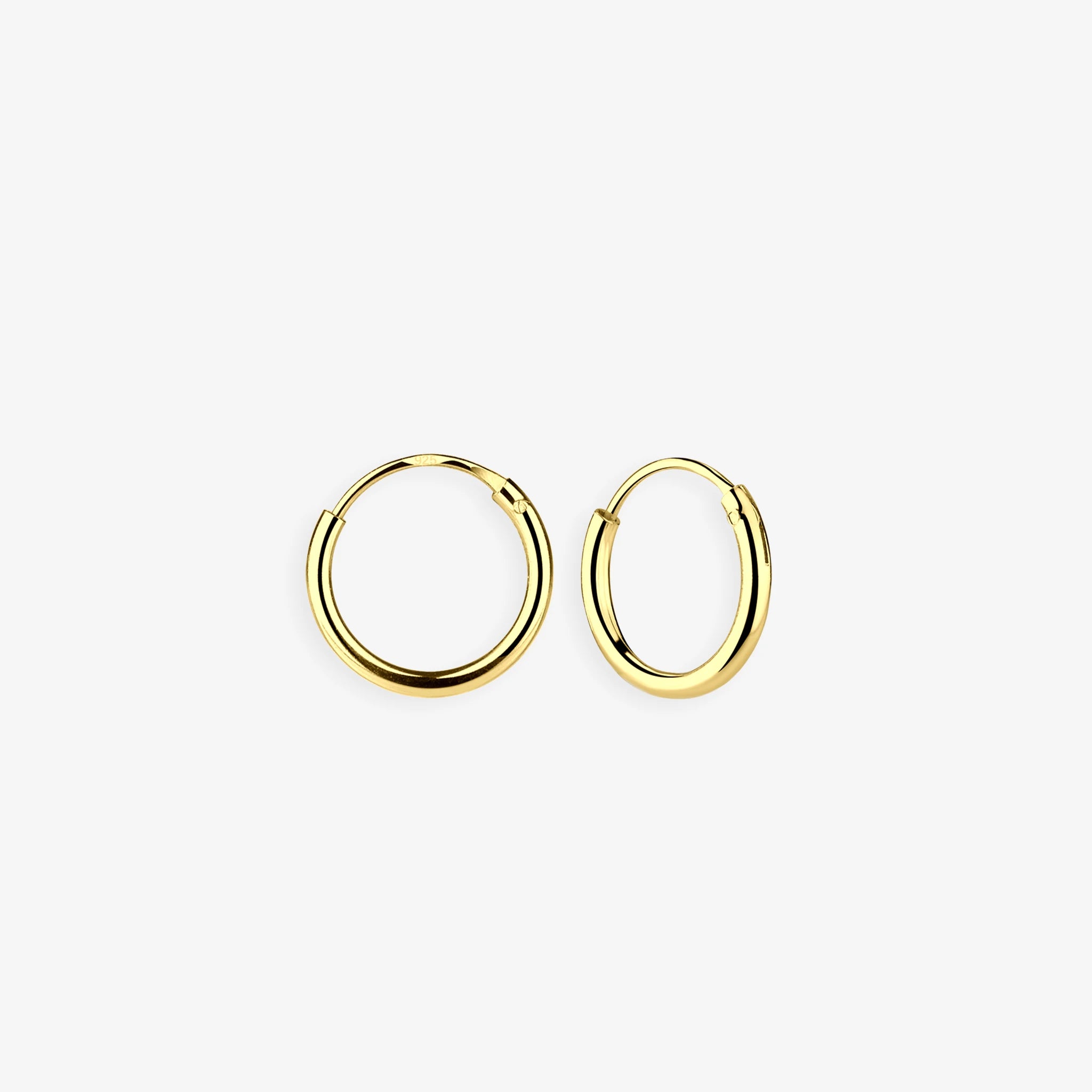 Mini Hoops 14K Guldbelagt