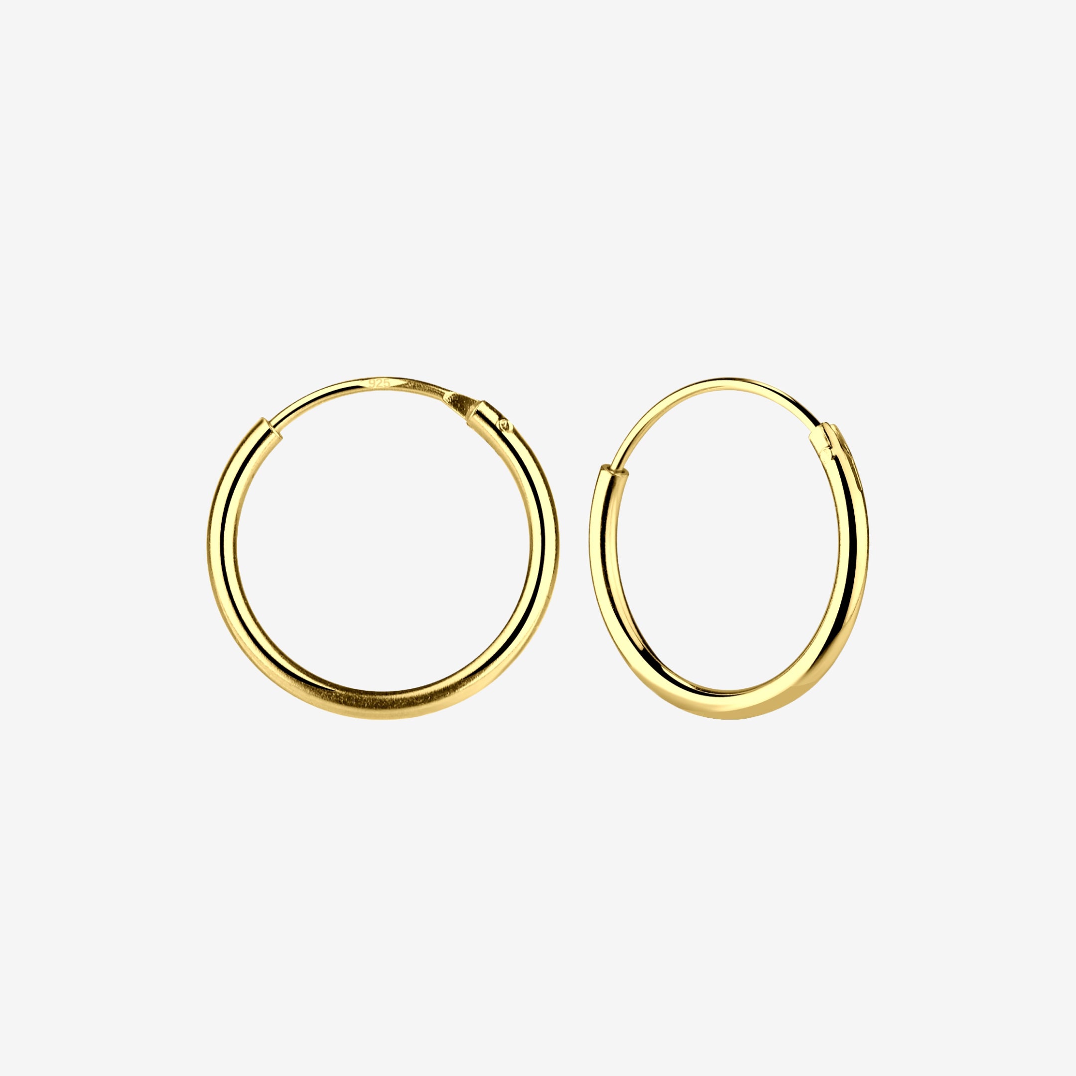 Classic Hoops 14K Guldbelagt 