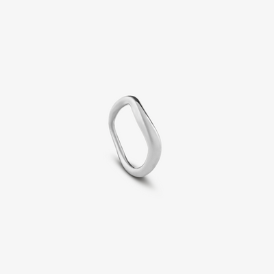 Classic Wave Ring Sølvbelagt