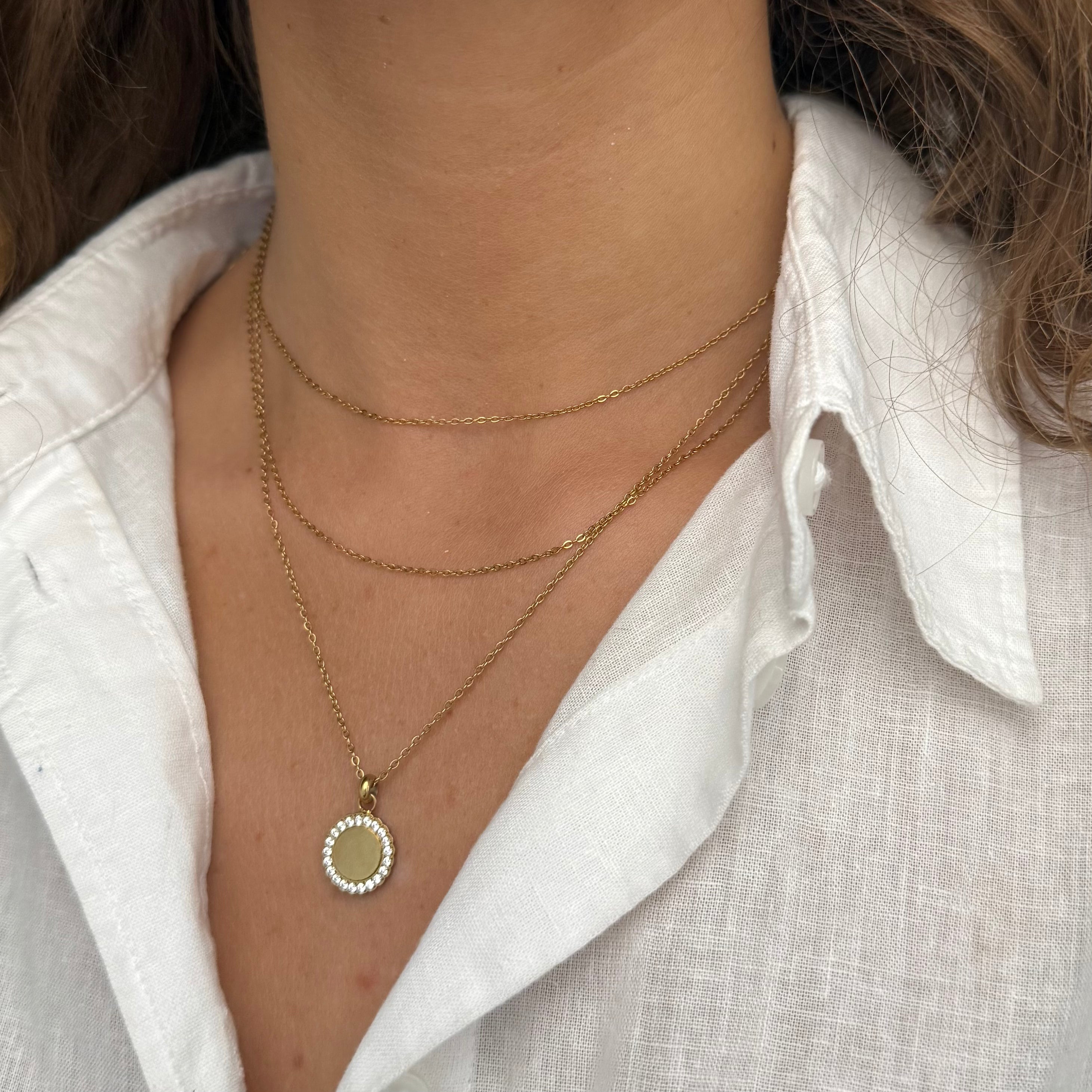 Classic Halskæde 18K Guldbelagt